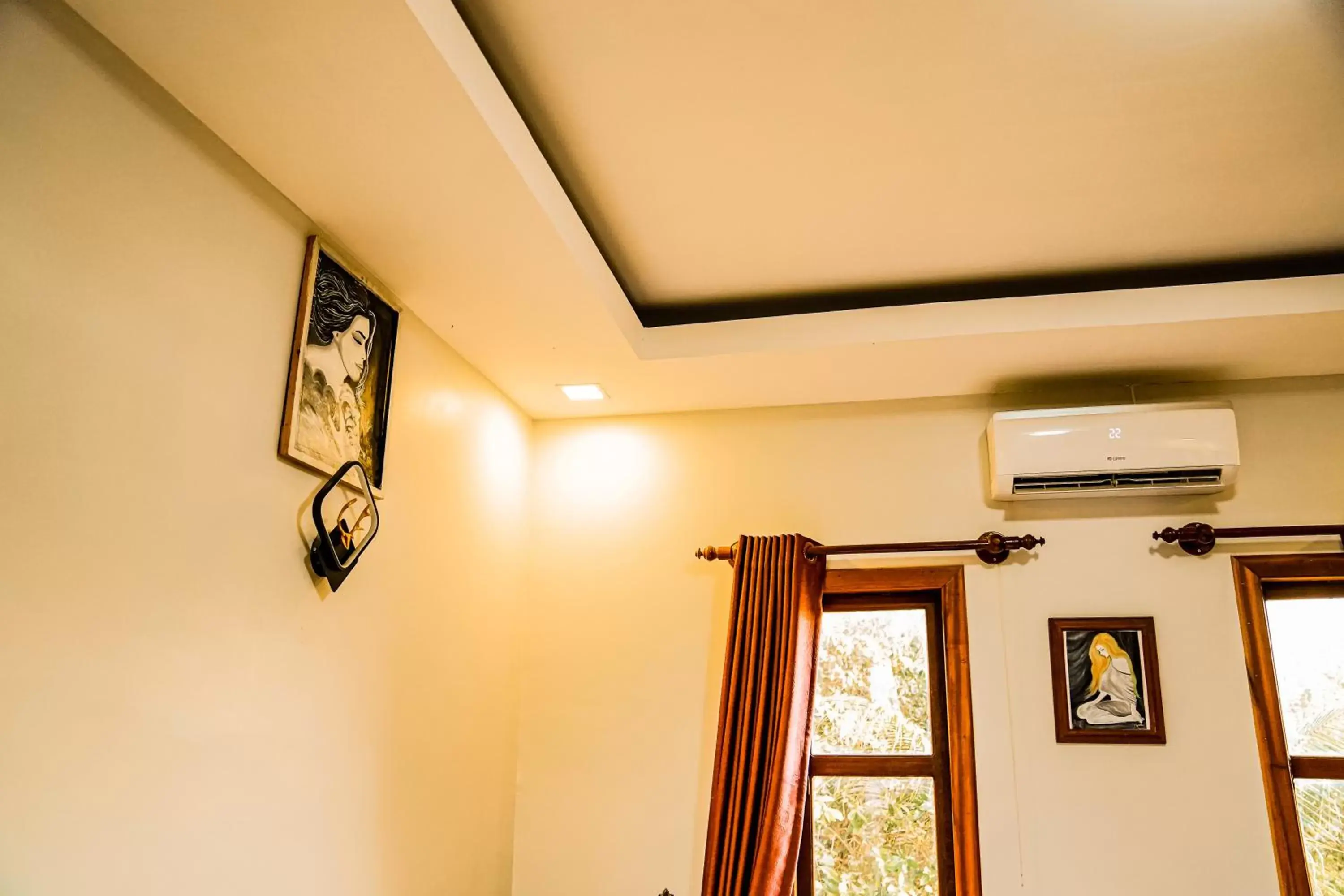 air conditioner in Bamboo Bungalow