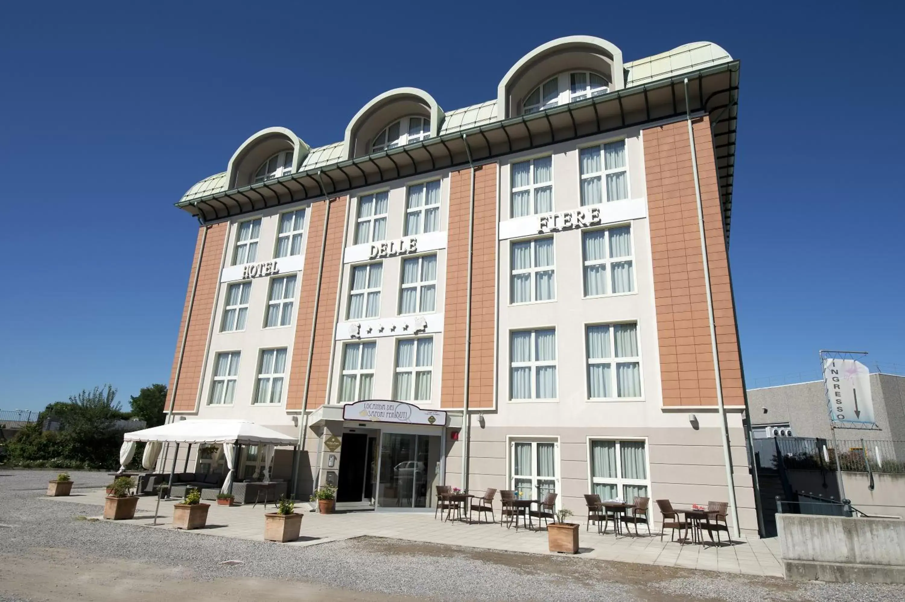 Facade/entrance, Property Building in Hotel Delle Fiere