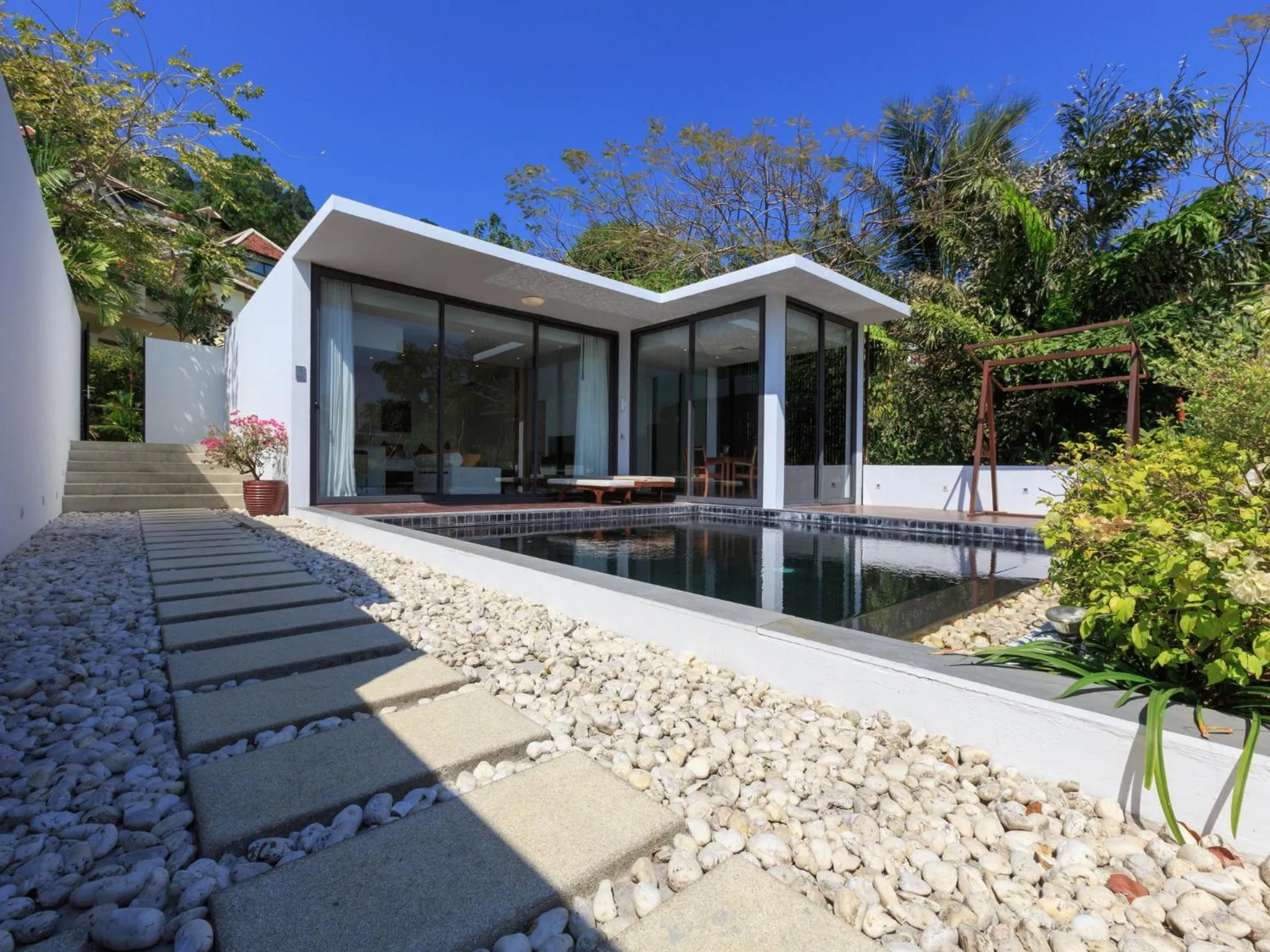 Pool view in IndoChine Resort and Villas