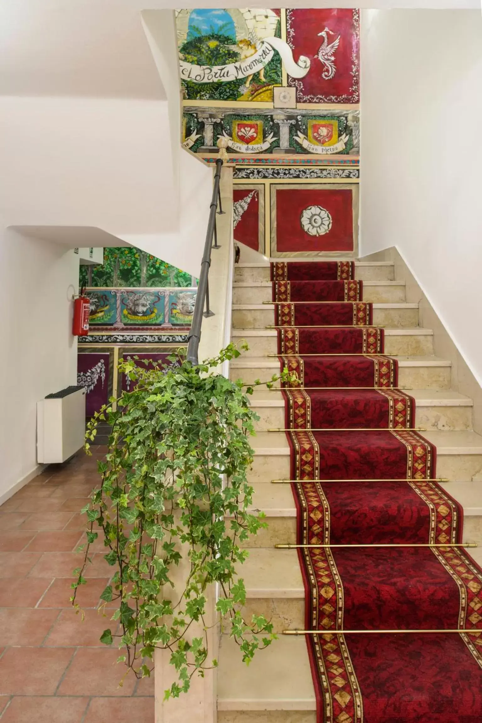 Lobby or reception in Hotel Porta Marmorea