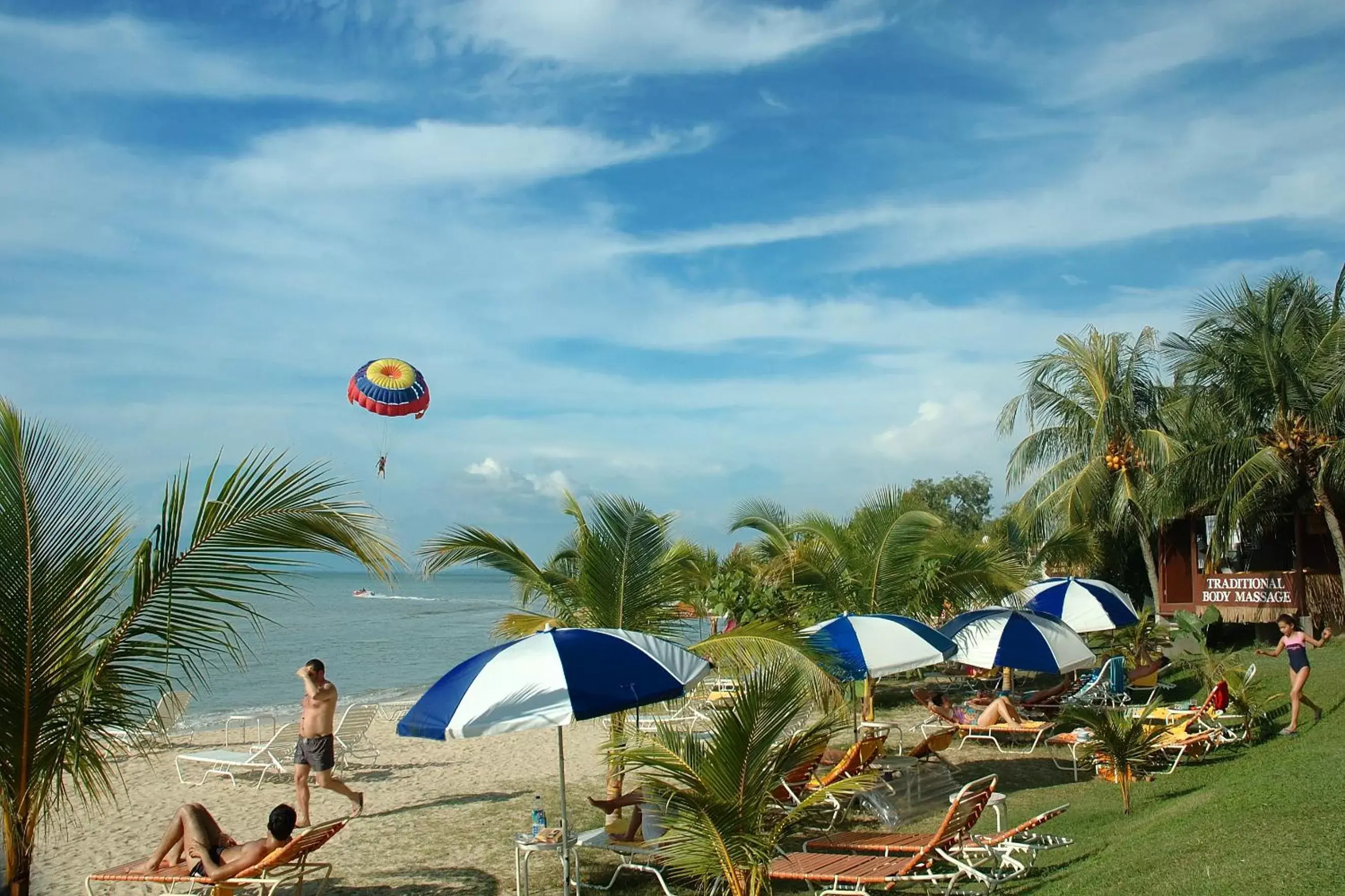 Beach in Rainbow Paradise Beach Resort