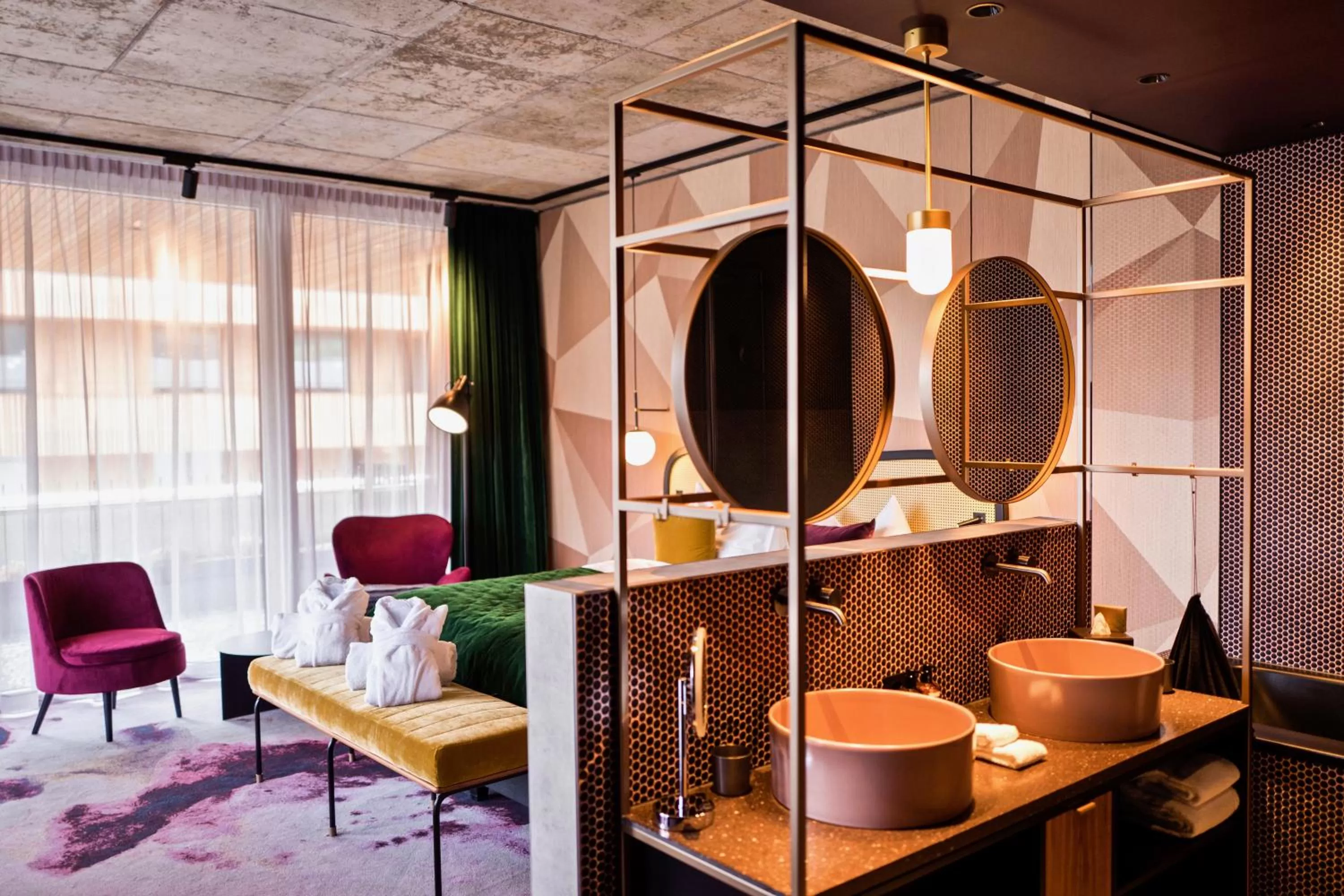 Bathroom in The Hide Flims Hotel