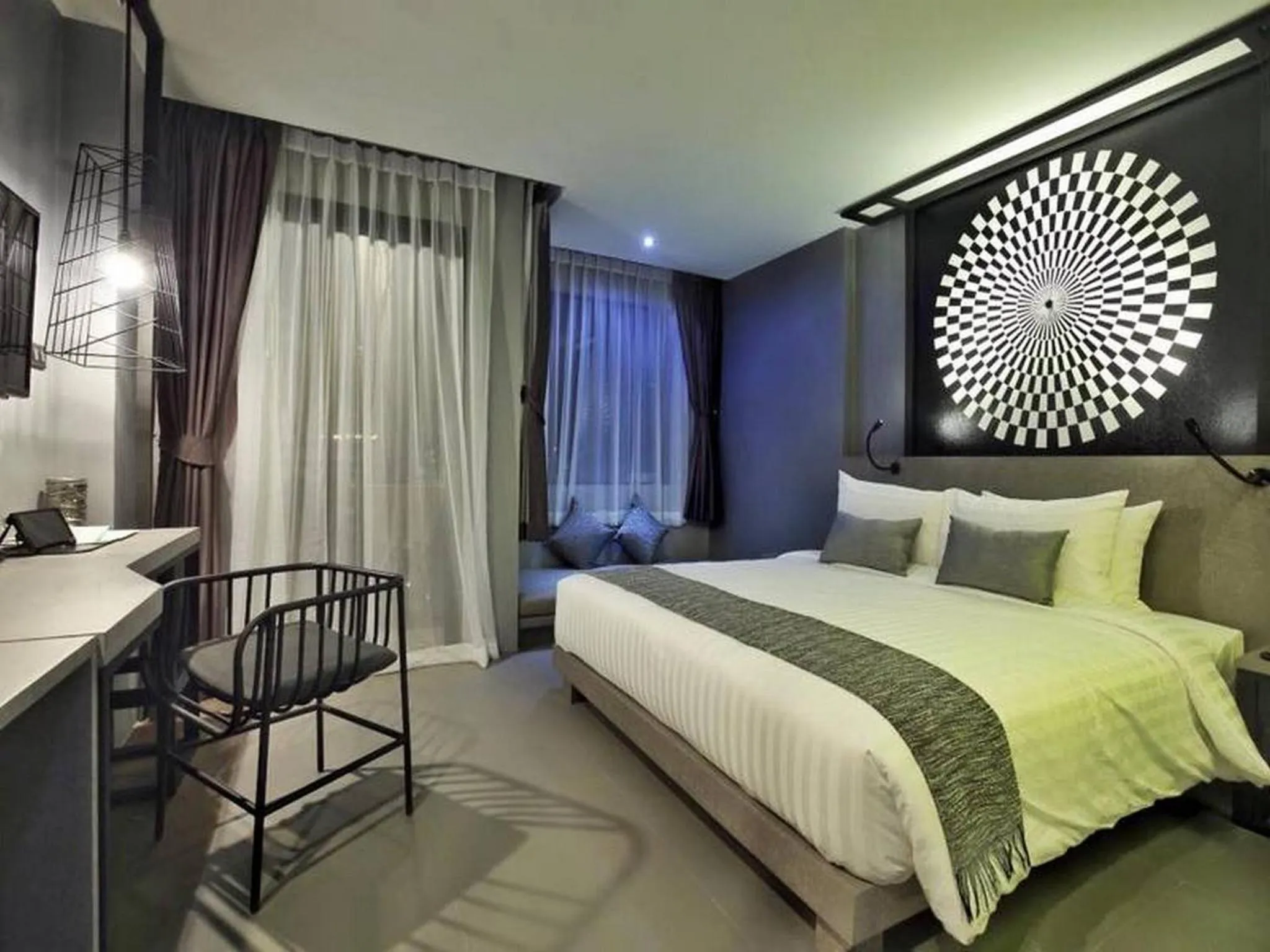 Photo of the whole room, Bed in Mazi Design Hotel by Kalima