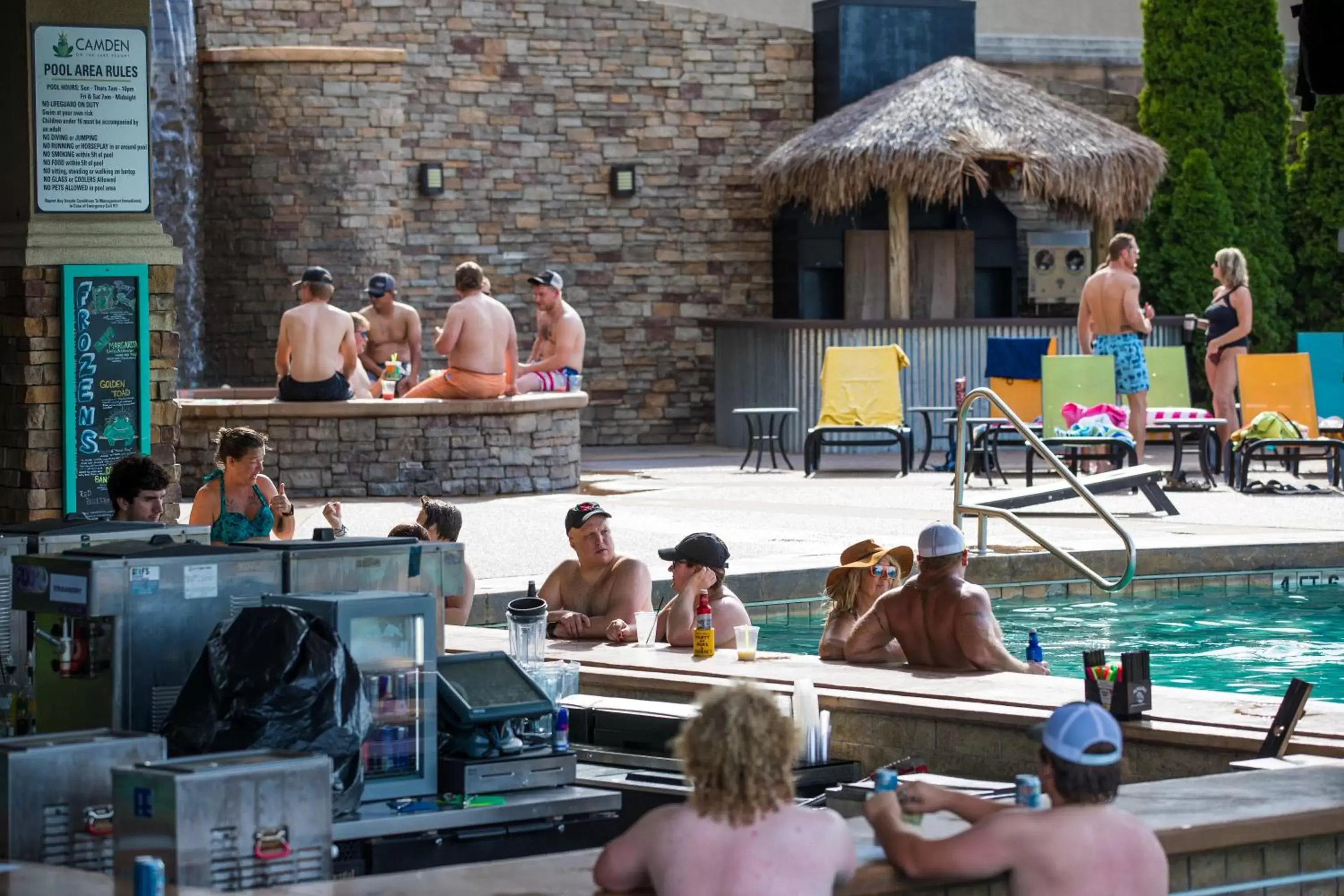 Children in Camden on the Lake Resort