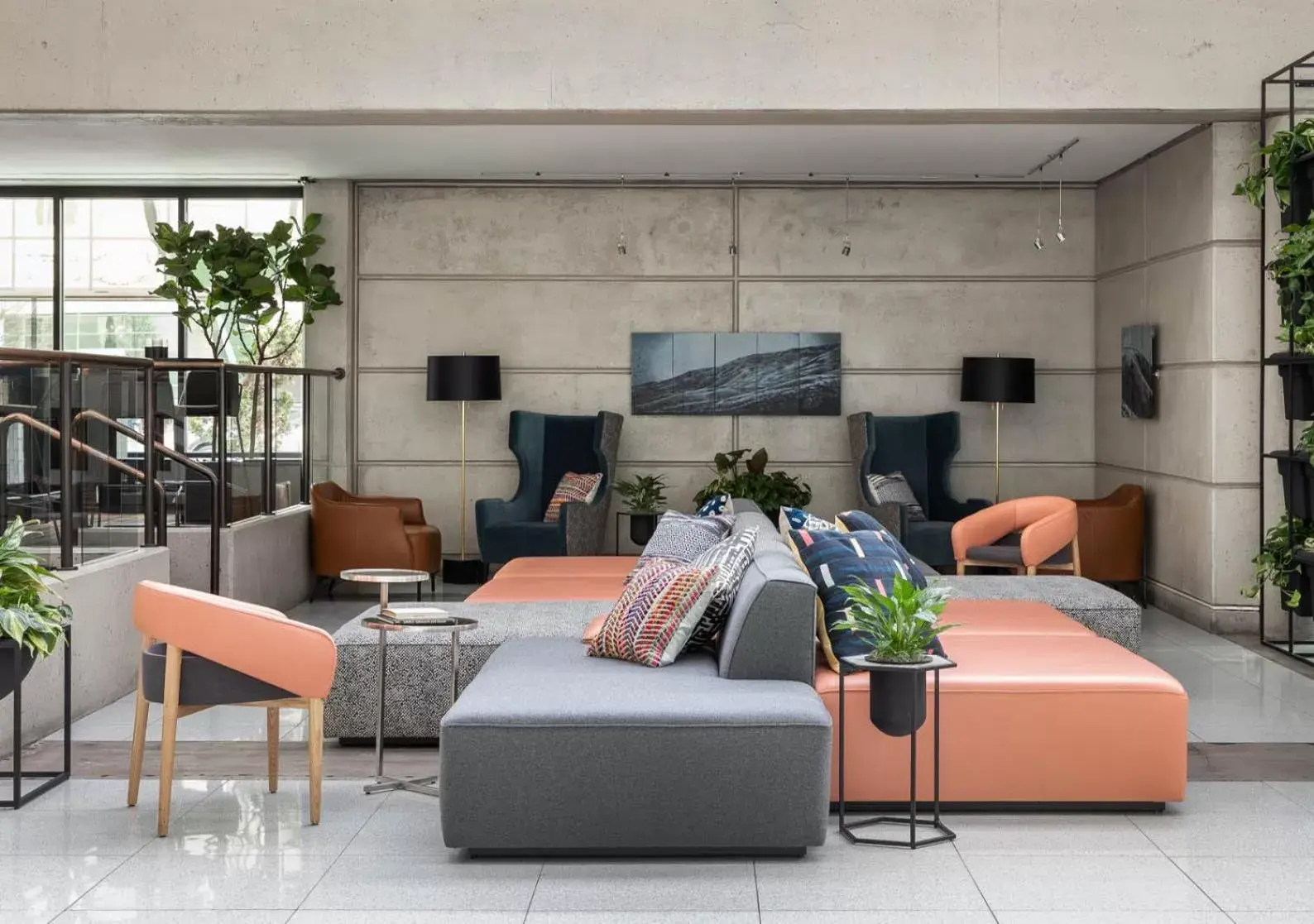 Lobby or reception in Hotel Murano Lobby or reception in Hotel Murano