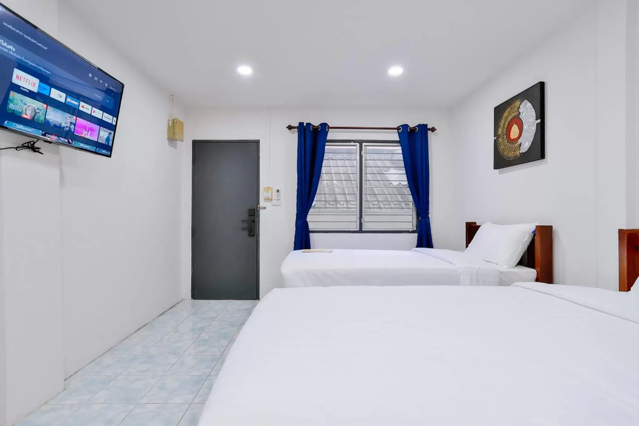 Bed in GP House Krabi Aonang Beach Bed in GP House Krabi Aonang Beach