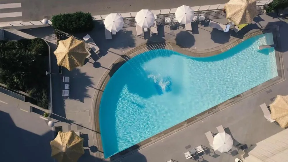 Swimming pool in Hotel Baia Flaminia