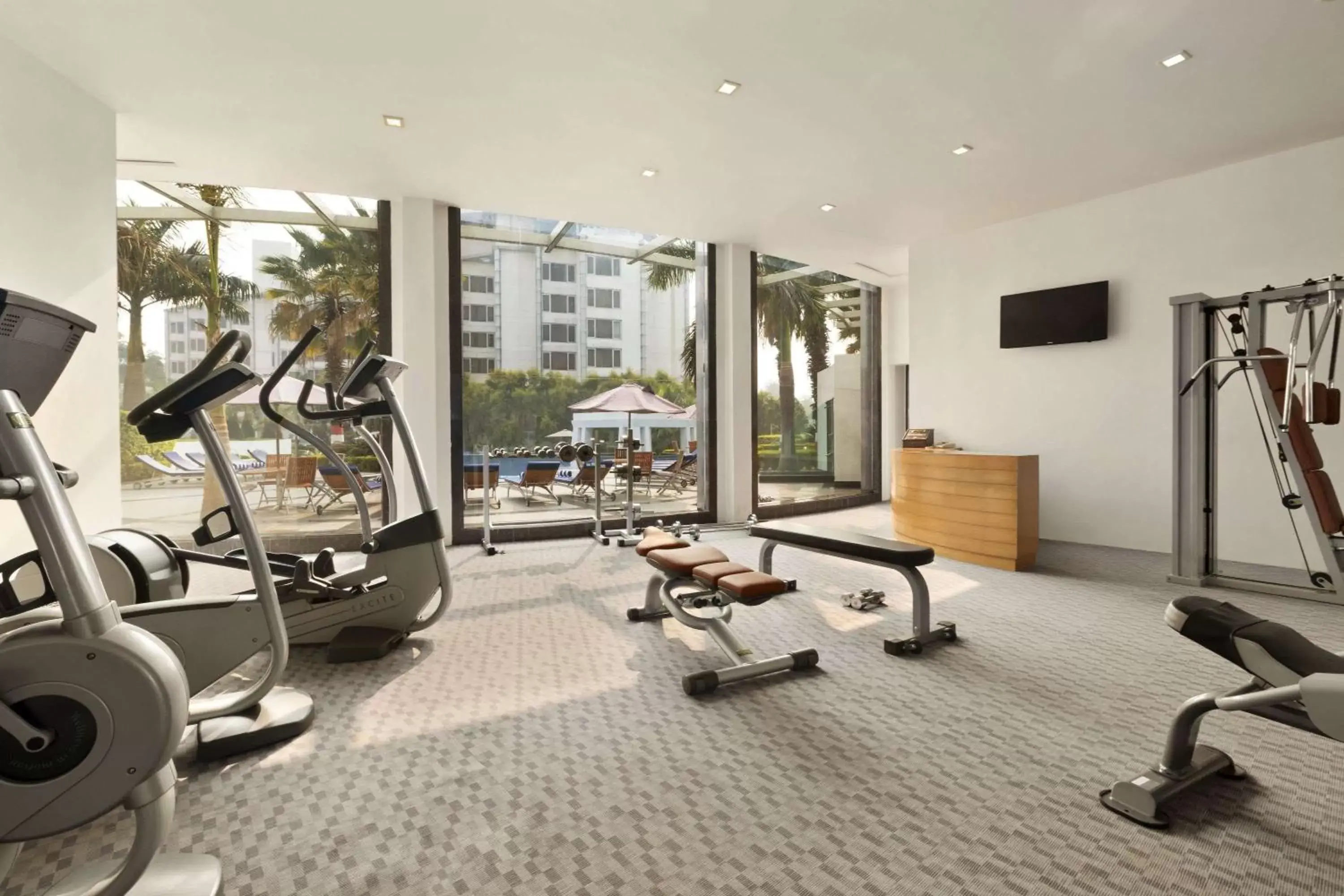 Fitness centre/facilities, Fitness Center/Facilities in Ramada Plaza by Wyndham JHV Varanasi