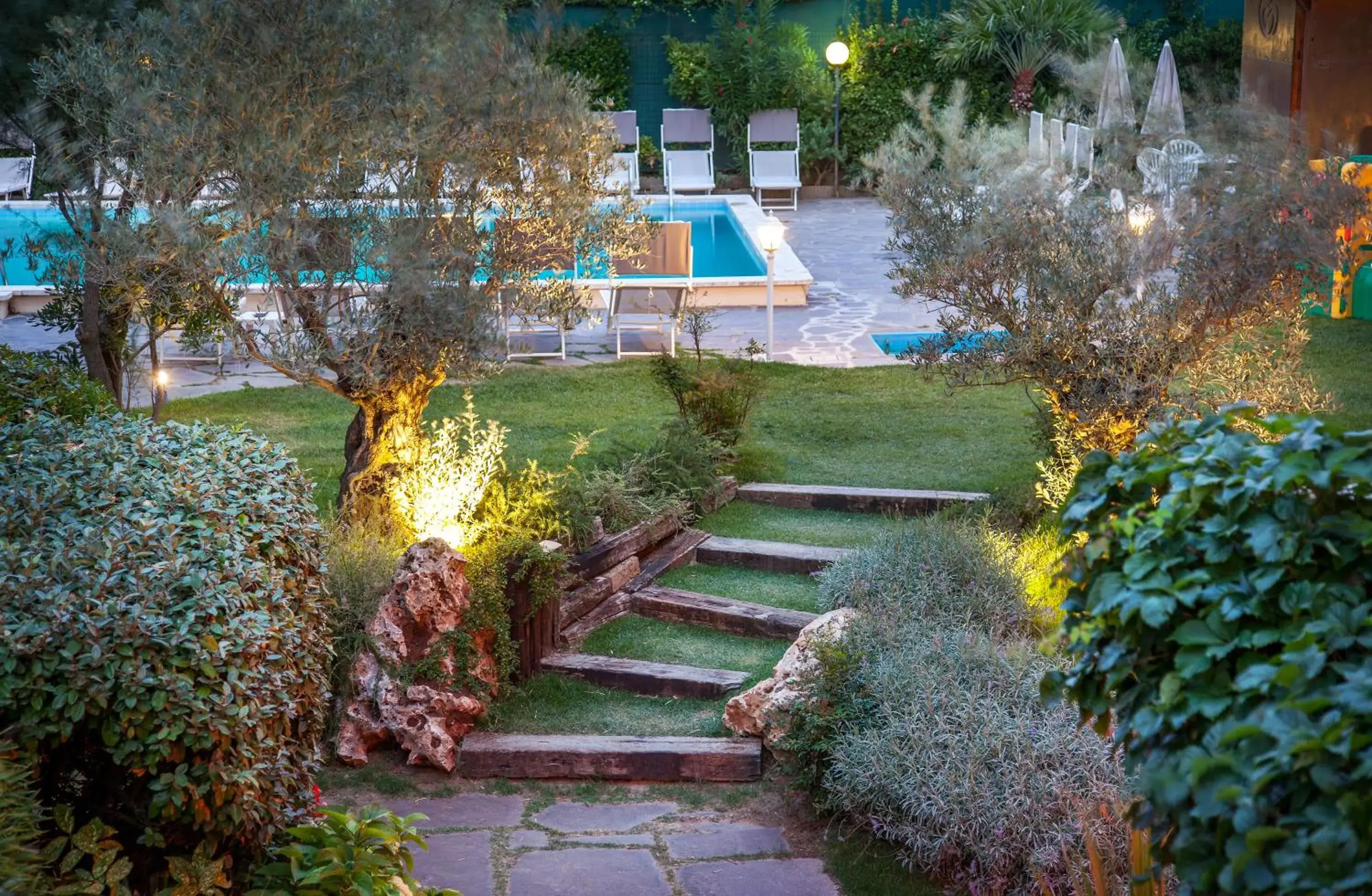 Garden, Pool View in Hotel Doge