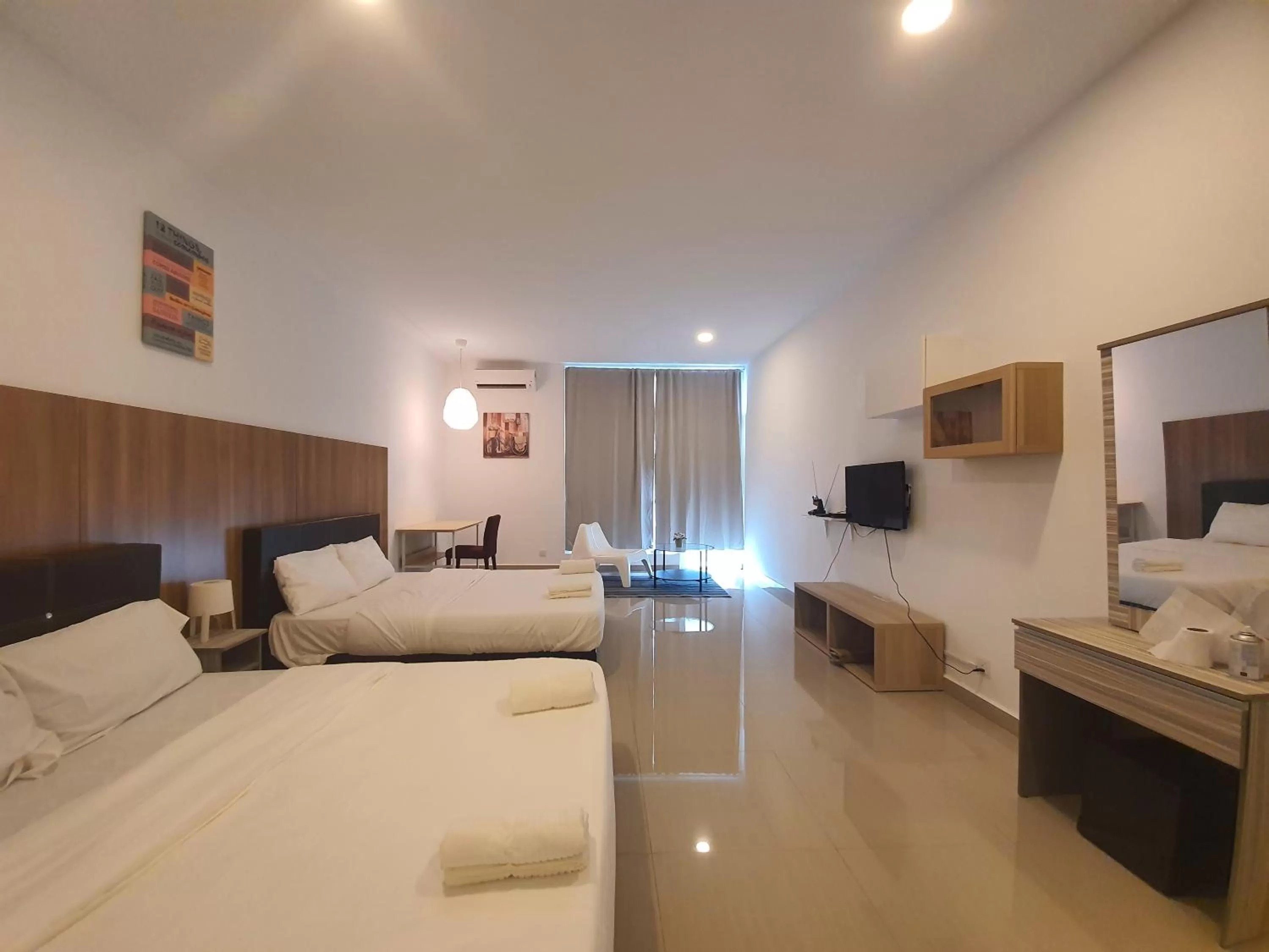 Photo of the whole room, Bed in Bangi Perdana Hotel