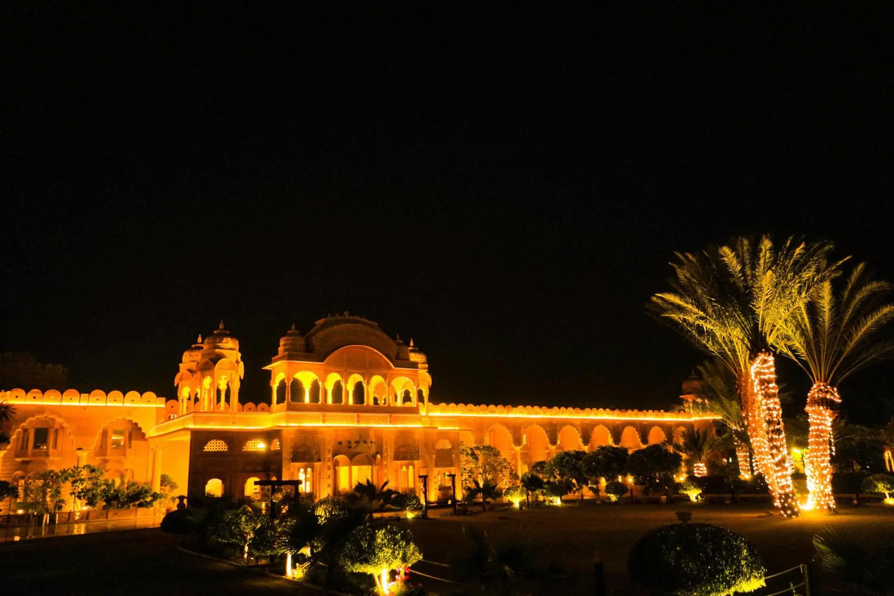 Night, Property Building in Fort Rajwada