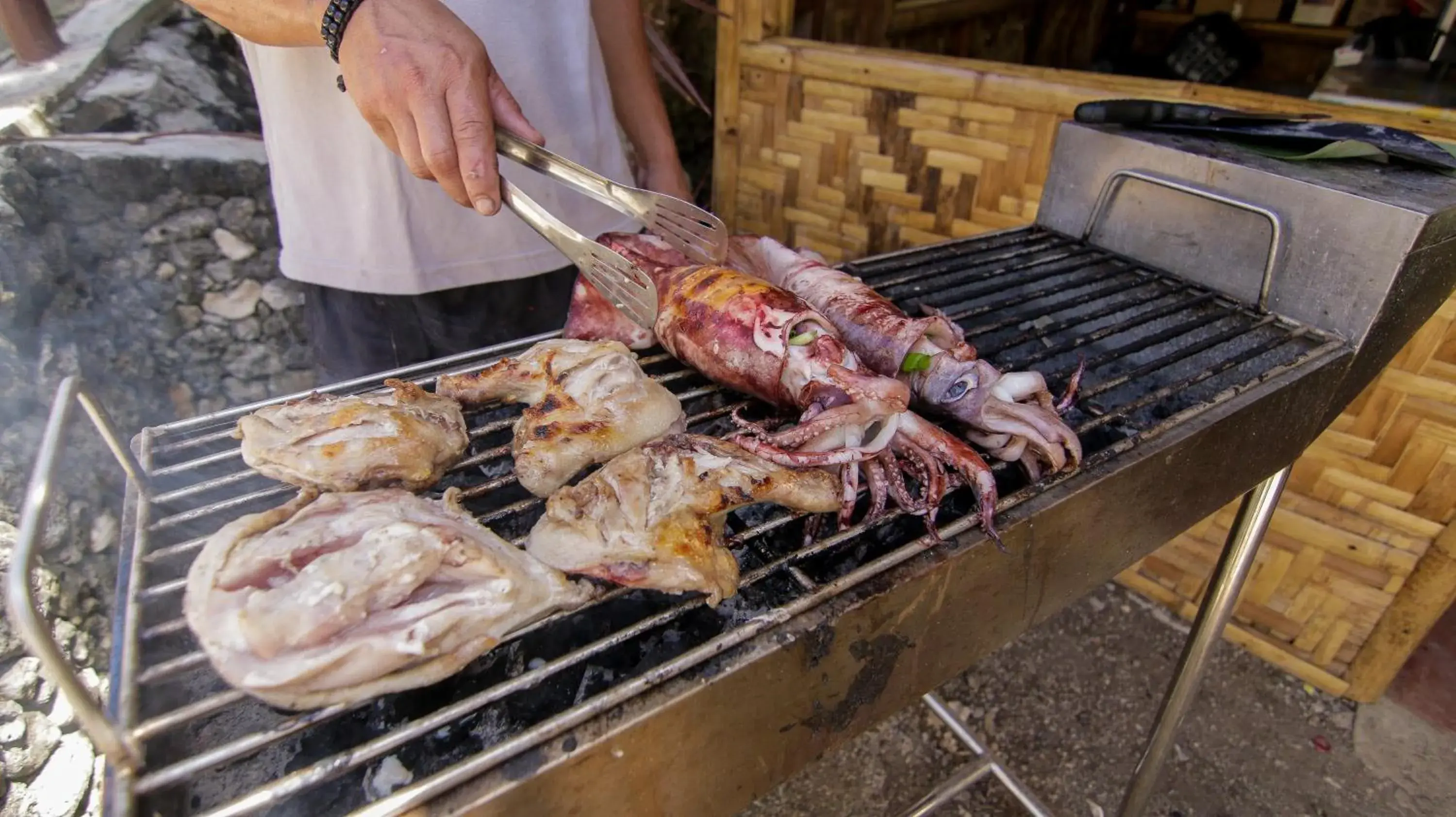 BBQ Facilities in Gratum Beach Resort