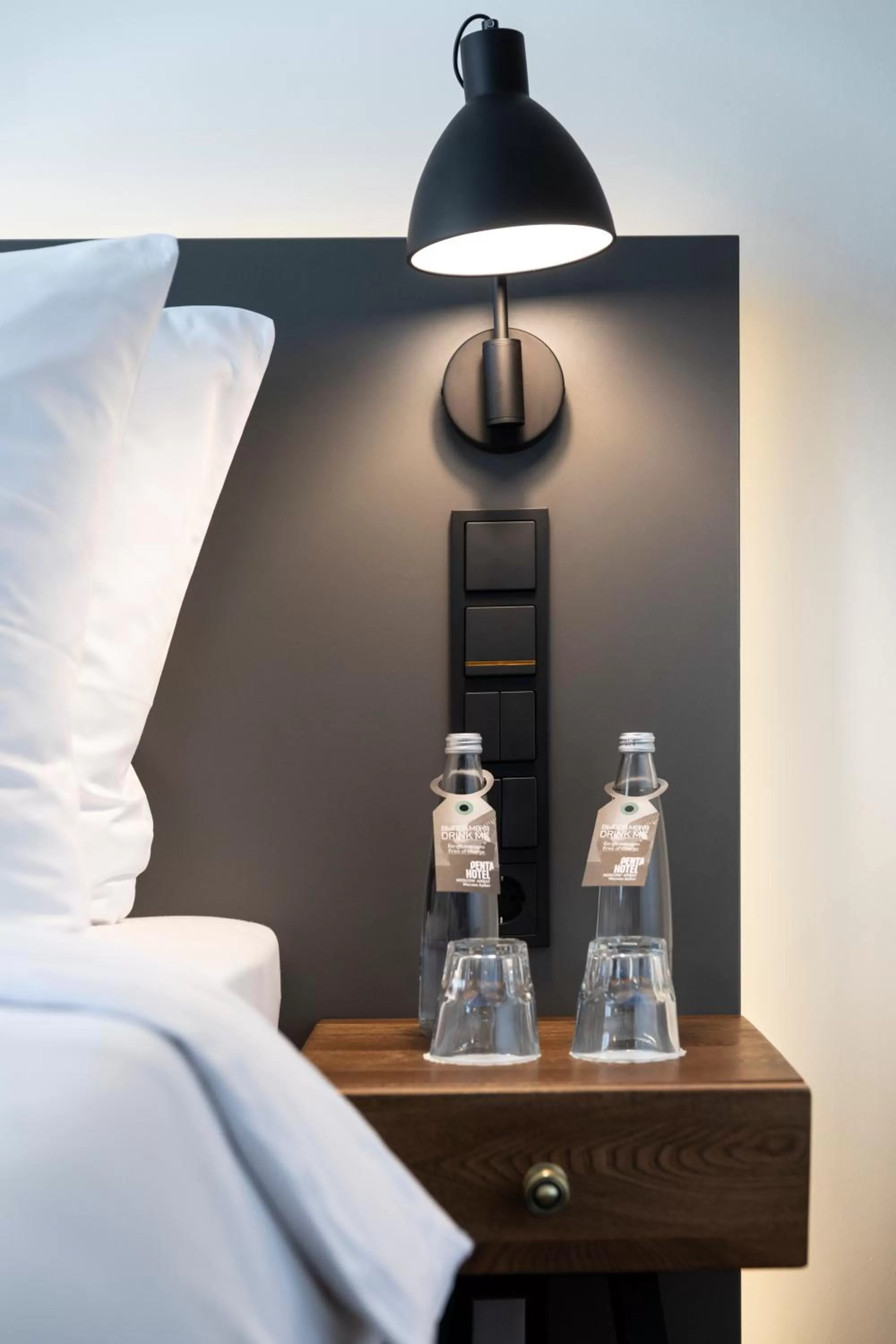 Decorative detail, Bed in Pentahotel Rostock