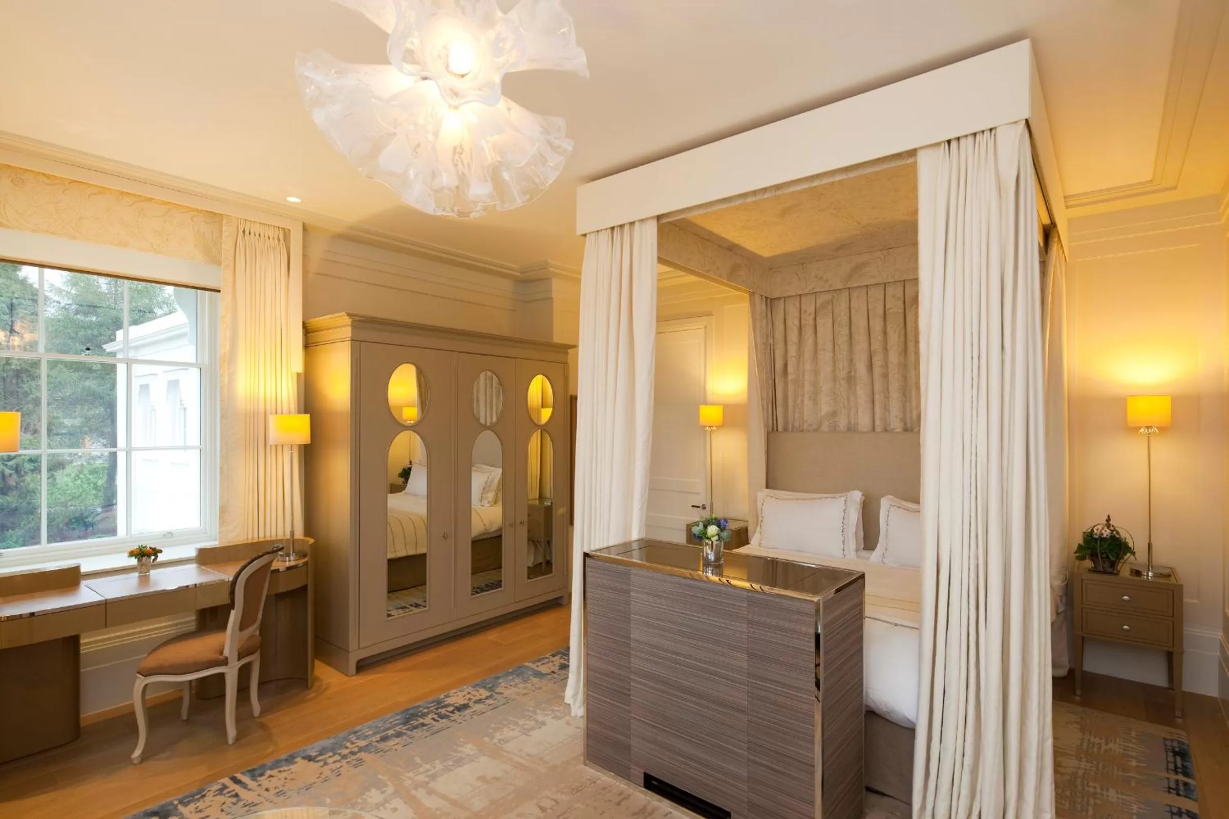 Bed in Coworth Park - Dorchester Collection