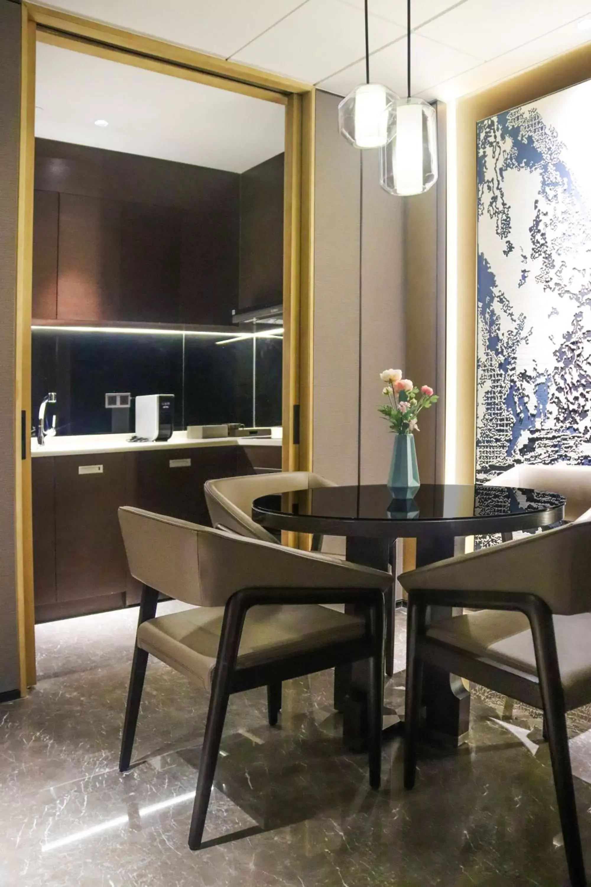 Kitchen or kitchenette, Dining Area in Kempinski Residences Guangzhou