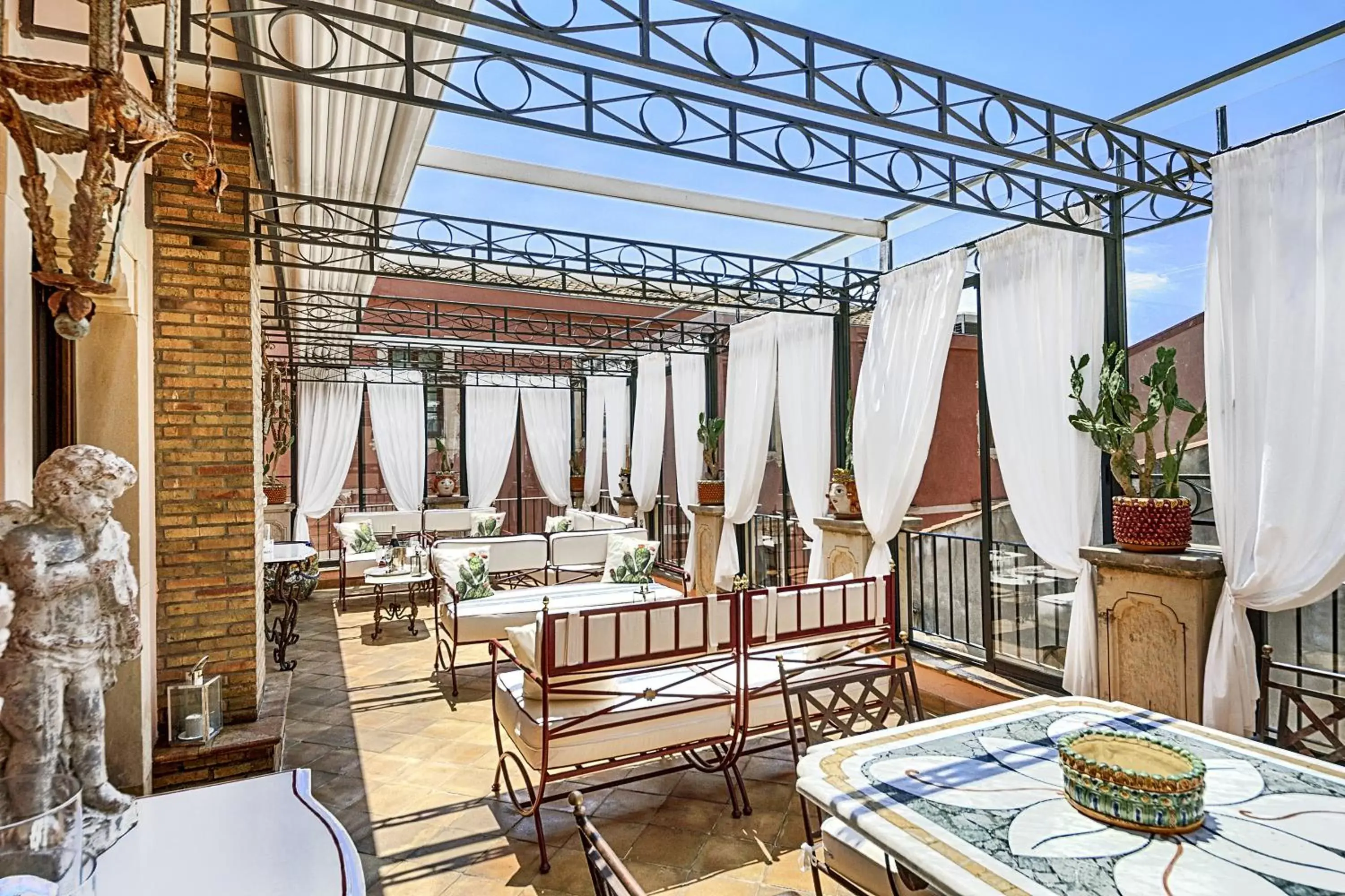 Balcony/Terrace, Restaurant/Places to Eat in Relais 147 - Luxury b&b