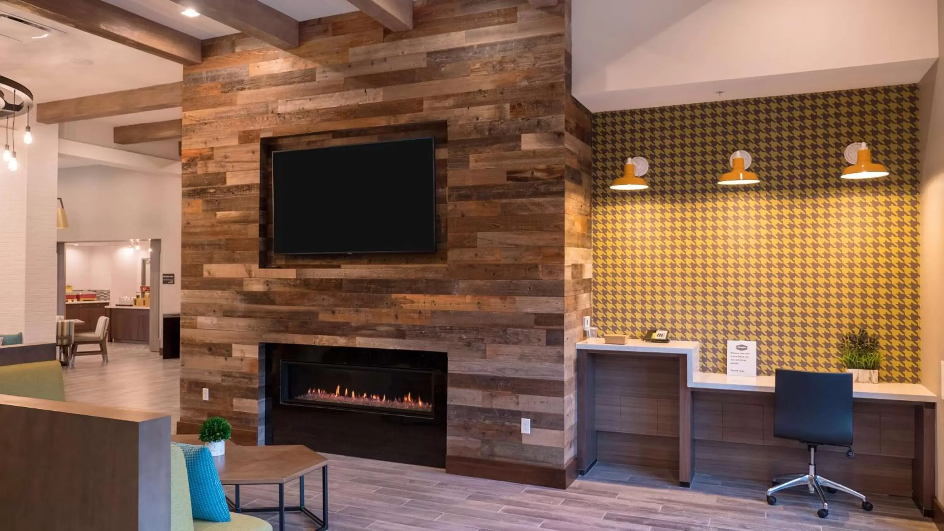 Lobby or reception in Hampton Inn Riverside Downtown Lobby or reception in Hampton Inn Riverside Downtown