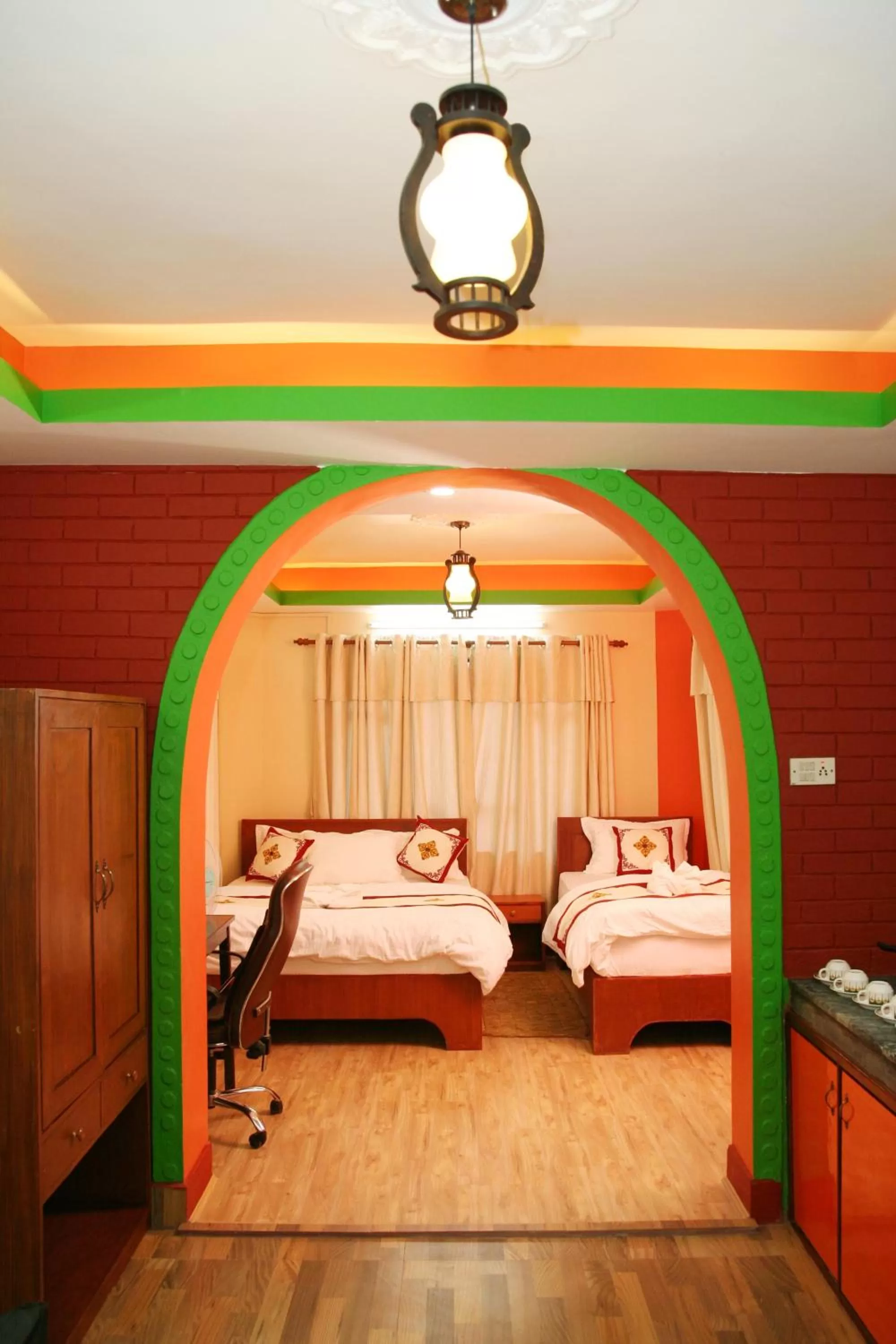 Bed in Thamel Backpackers Home