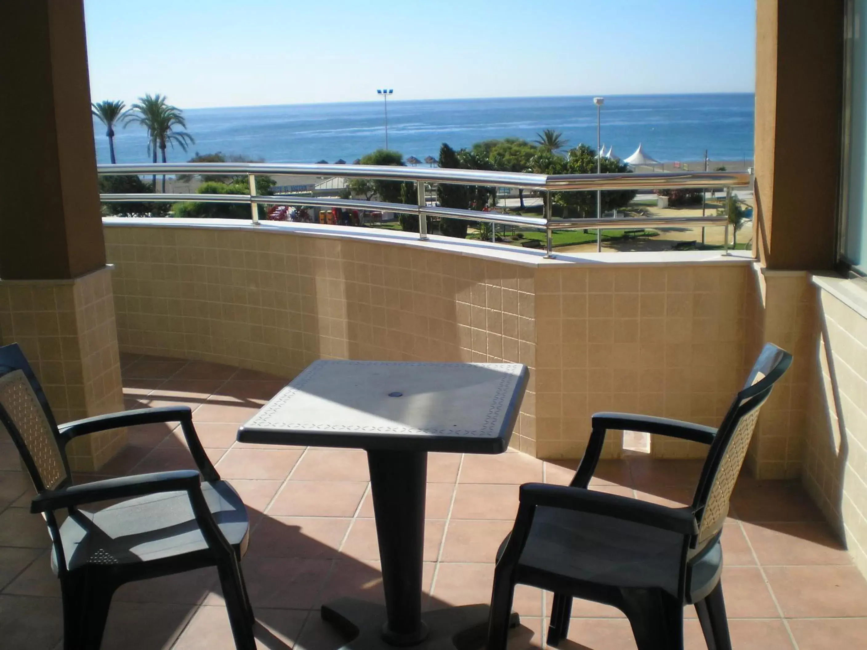 Balcony/Terrace in Hotel Miraya Beach