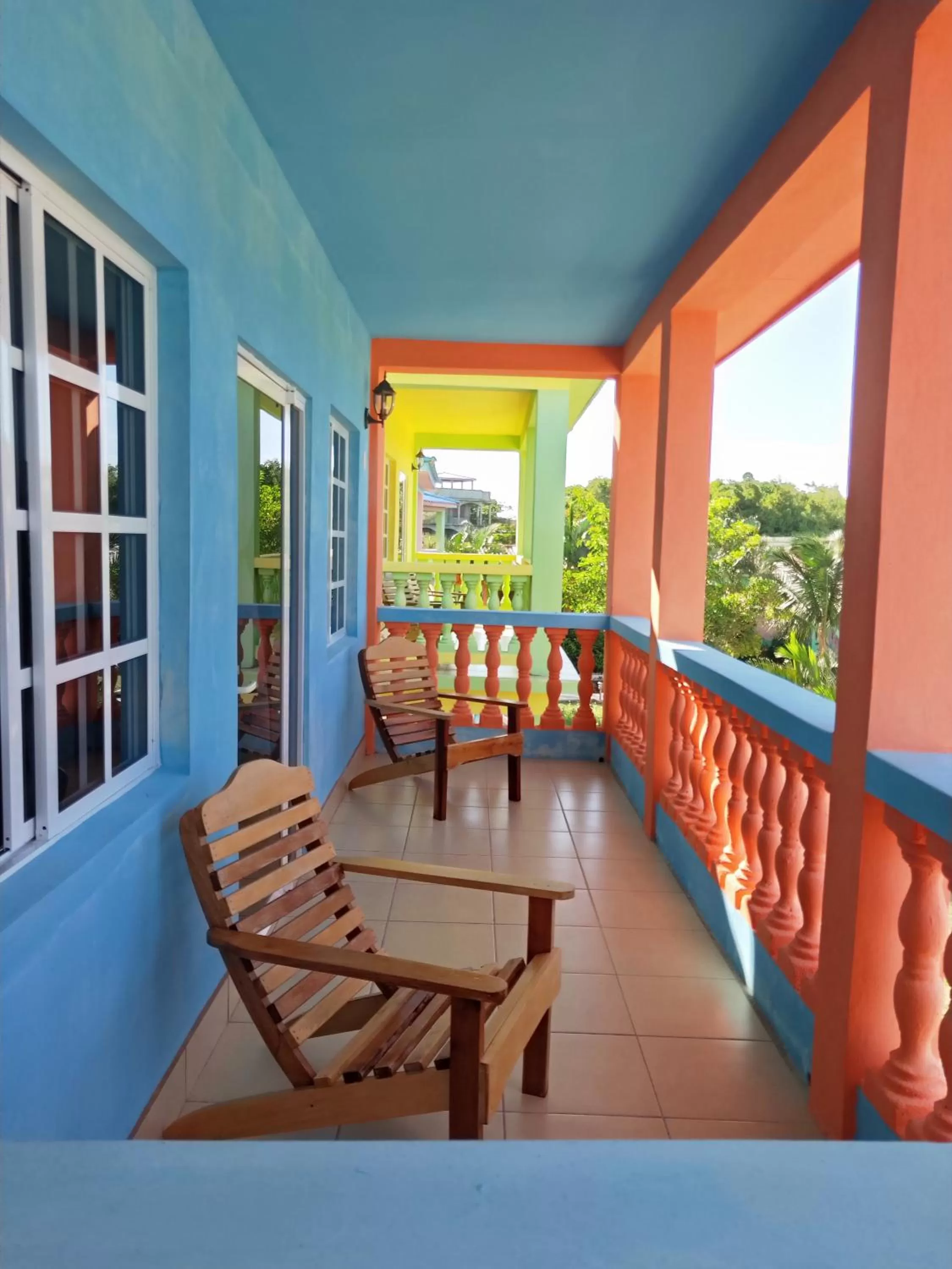 Balcony/Terrace in Sunshine View Hotel and Restaurant