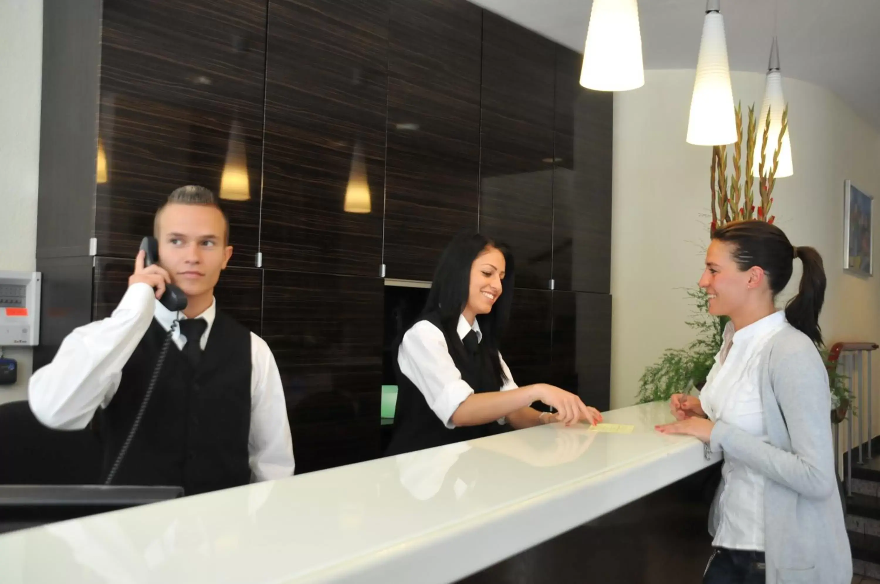 Lobby or reception in Hotel Italia