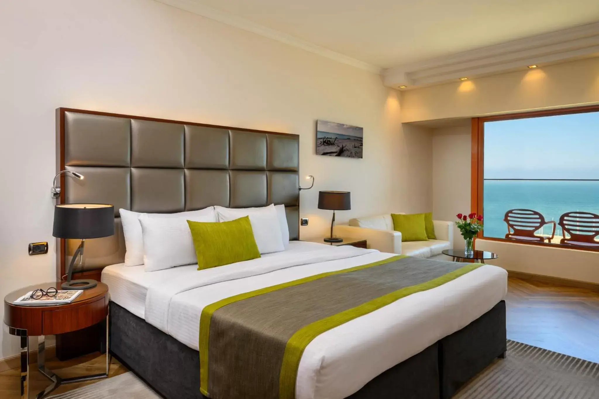 Bed in Carlton Tel Aviv Hotel – Luxury on the Beach