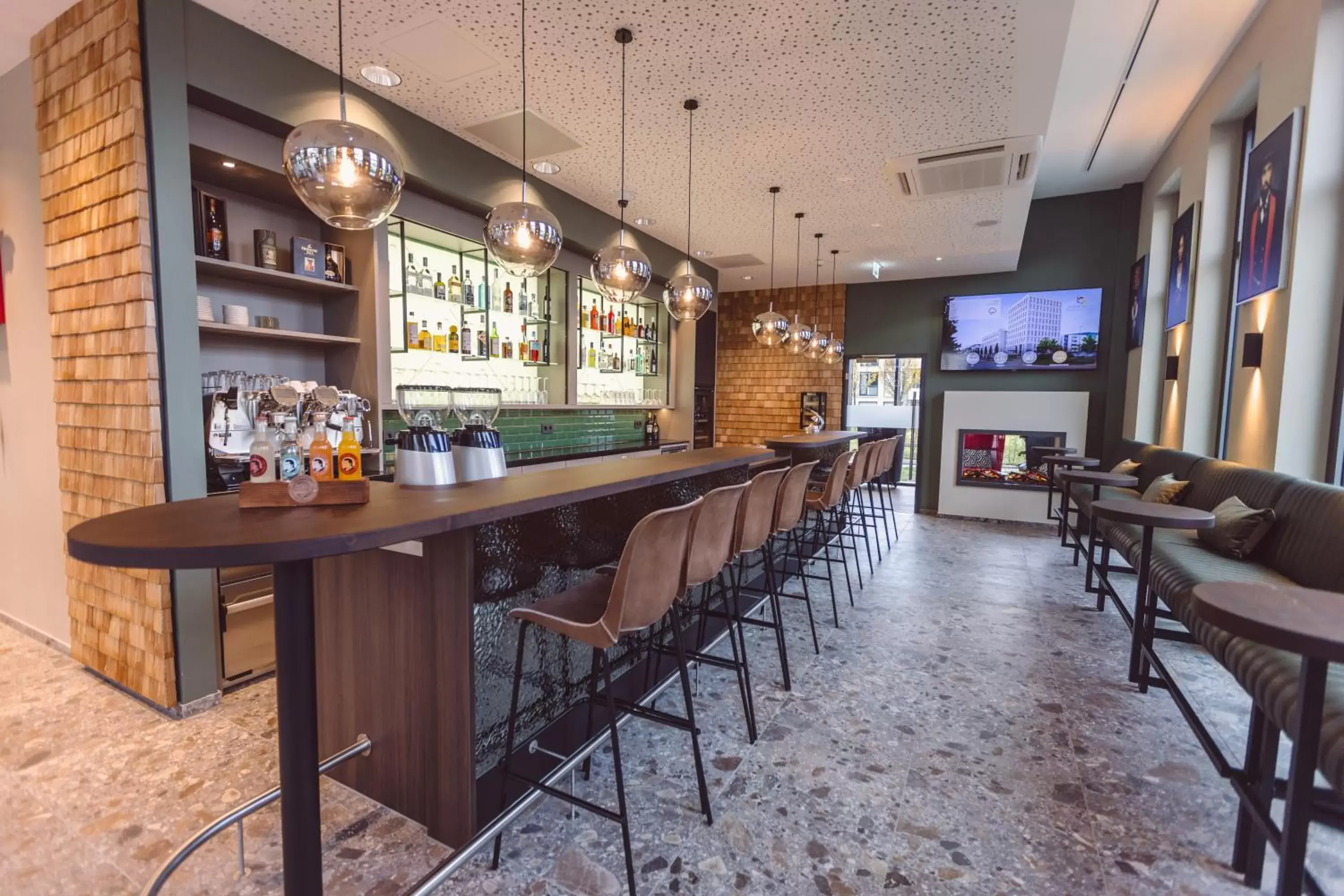 Lounge or bar in Hotel Libertas elements pure Lounge or bar in Hotel Libertas elements pure