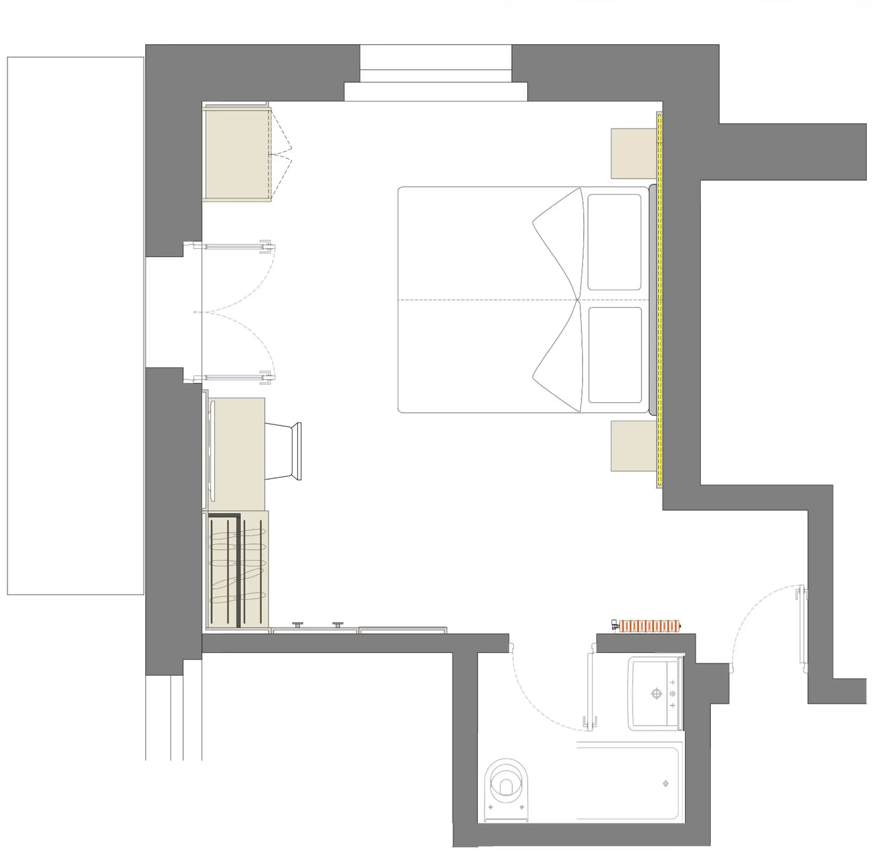 Photo of the whole room, Floor Plan in Garni Hotel Ritterhof