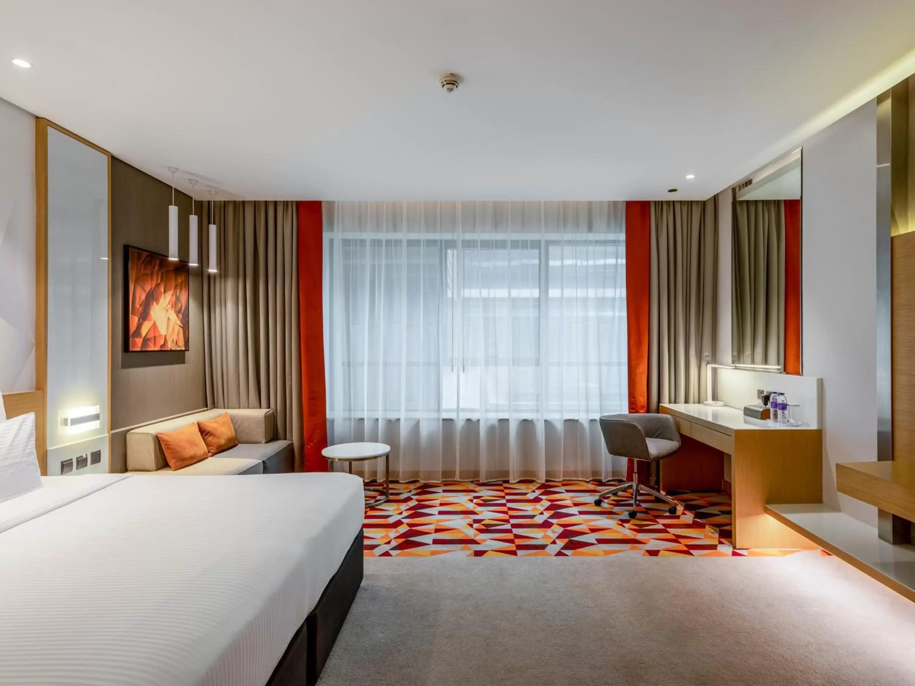 Bed in Flora Inn Hotel Dubai Airport