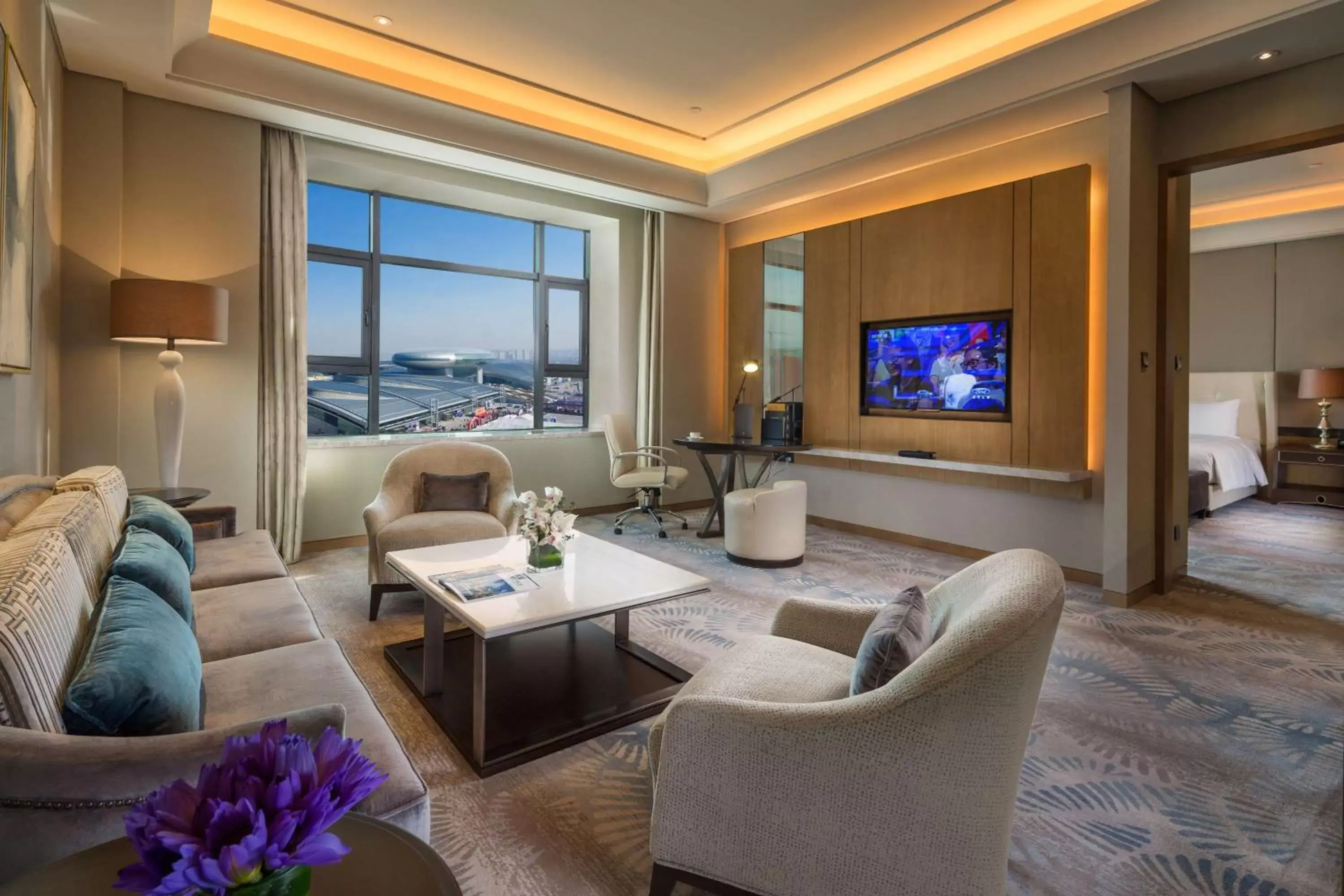 Living room, Seating Area in Hilton Urumqi