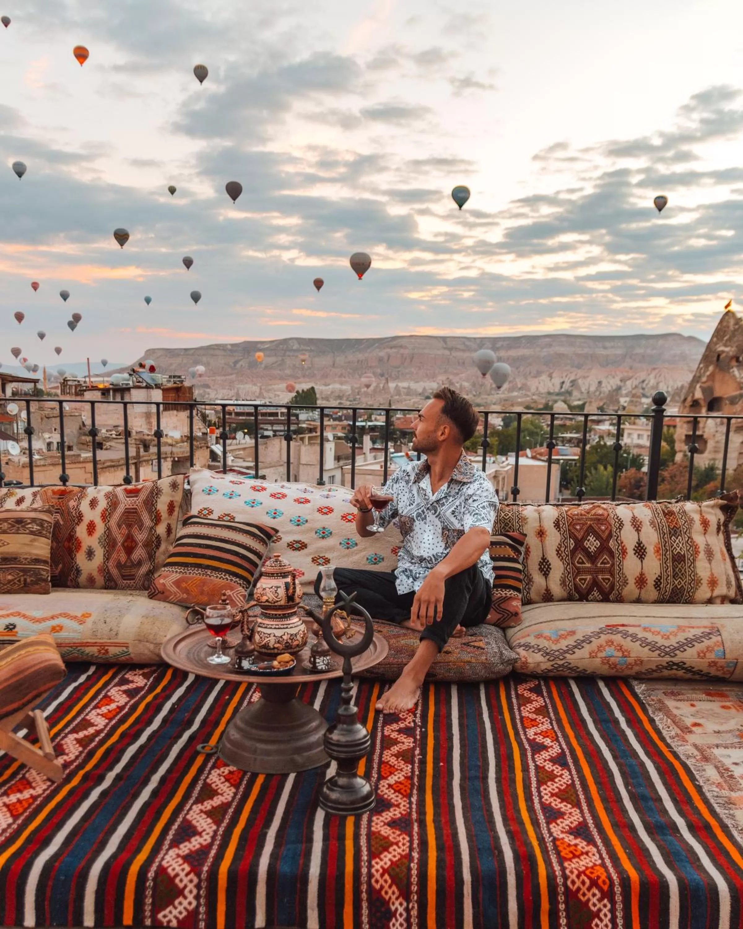 People in Zara Cave Hotel