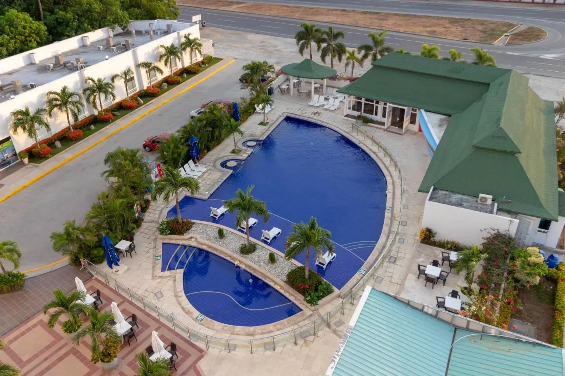 Bird's eye view, Pool View in Sanha Plus Hotel