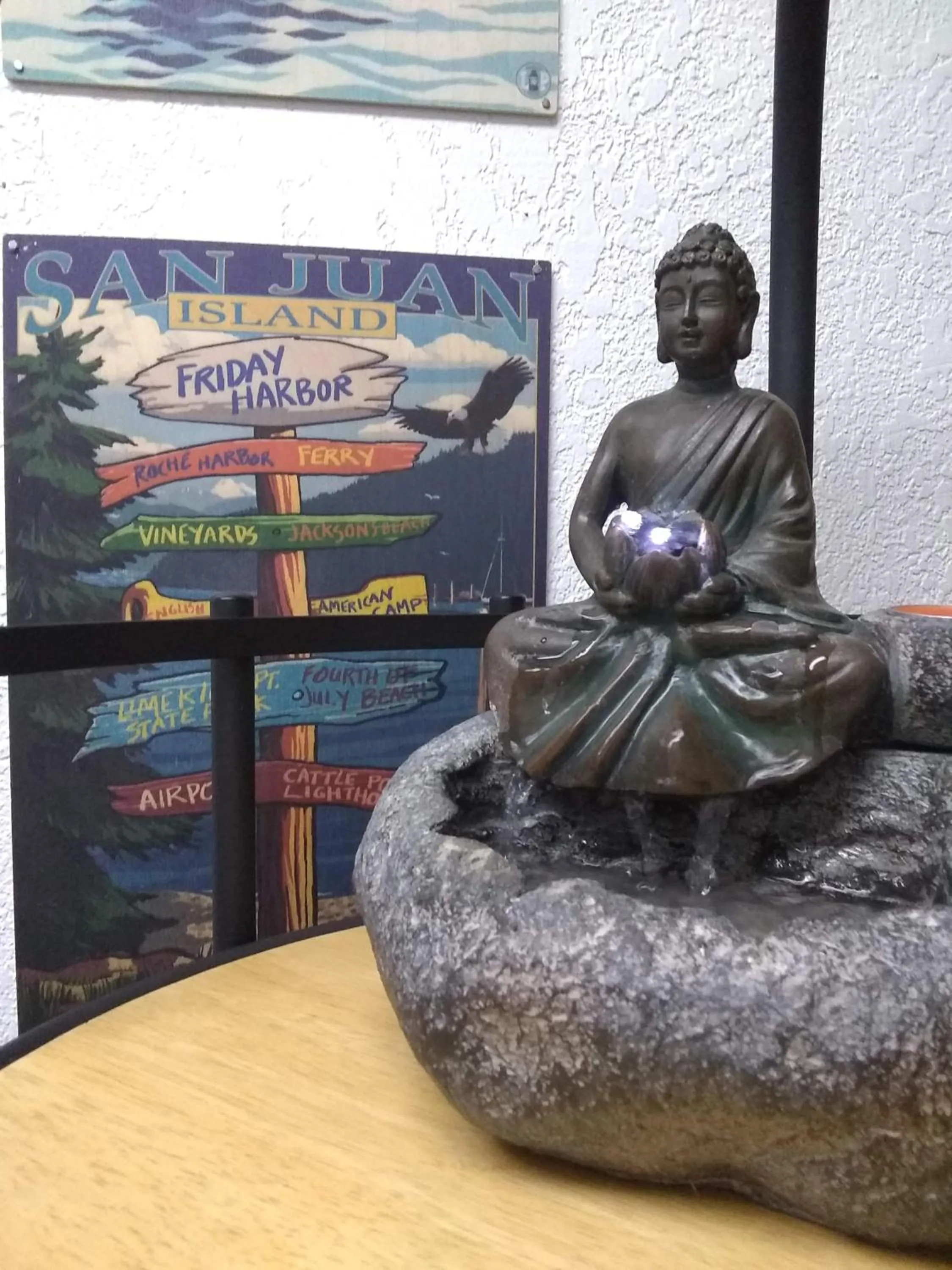 Decorative detail in The Orca Inn