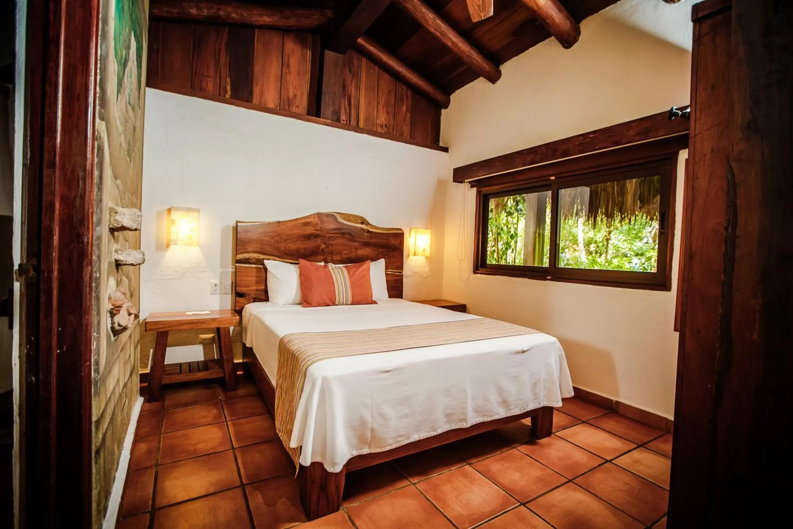 Bed in Hotel Rancho Encantado