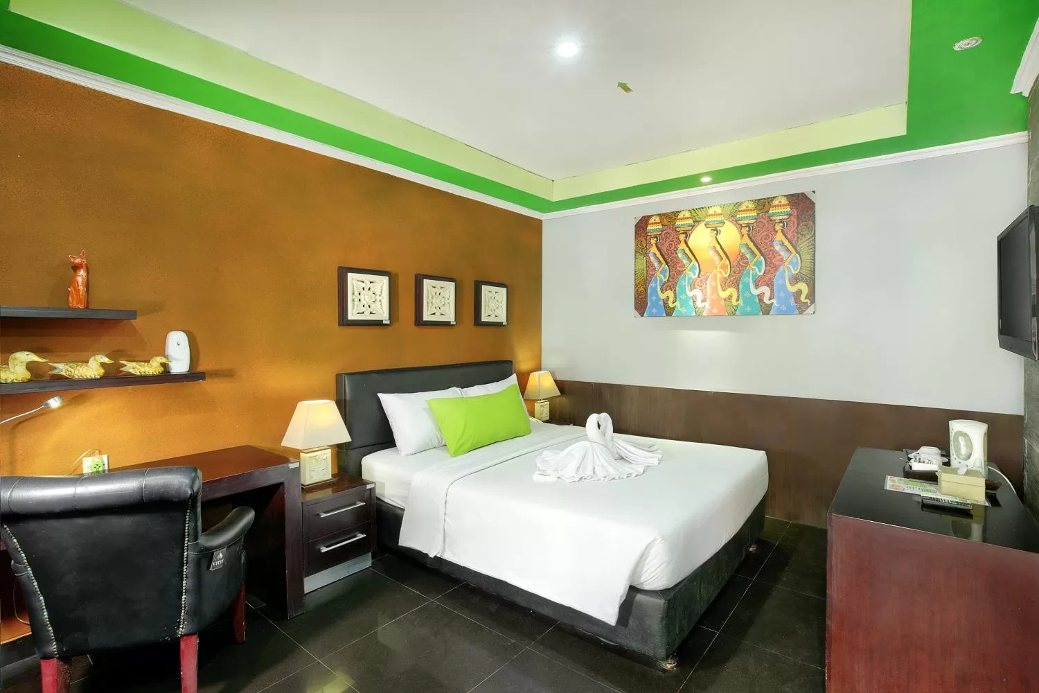 Bedroom, Bed in Negara Hotel - CHSE Certified