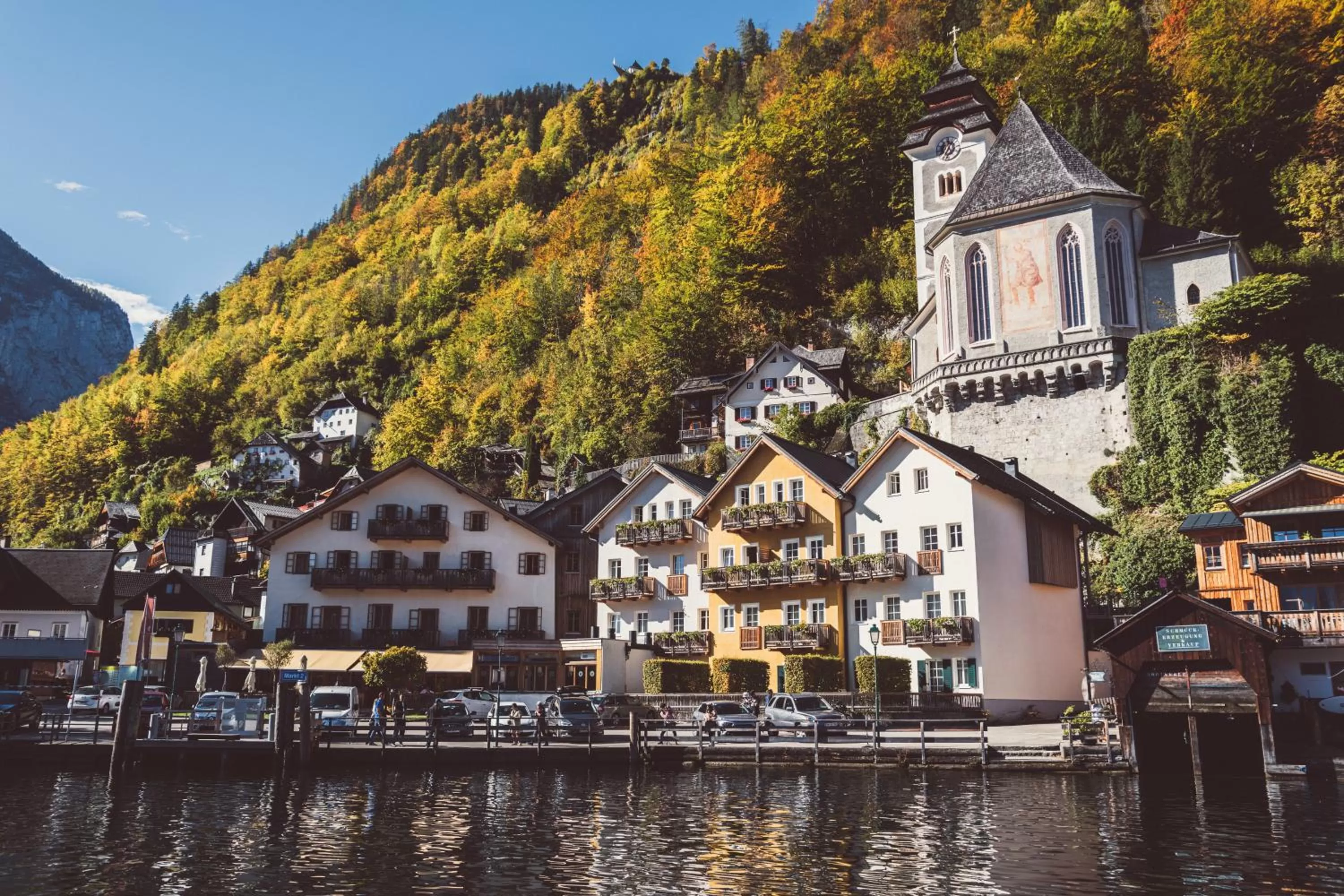 Property building in Heritage Hotel Hallstatt
