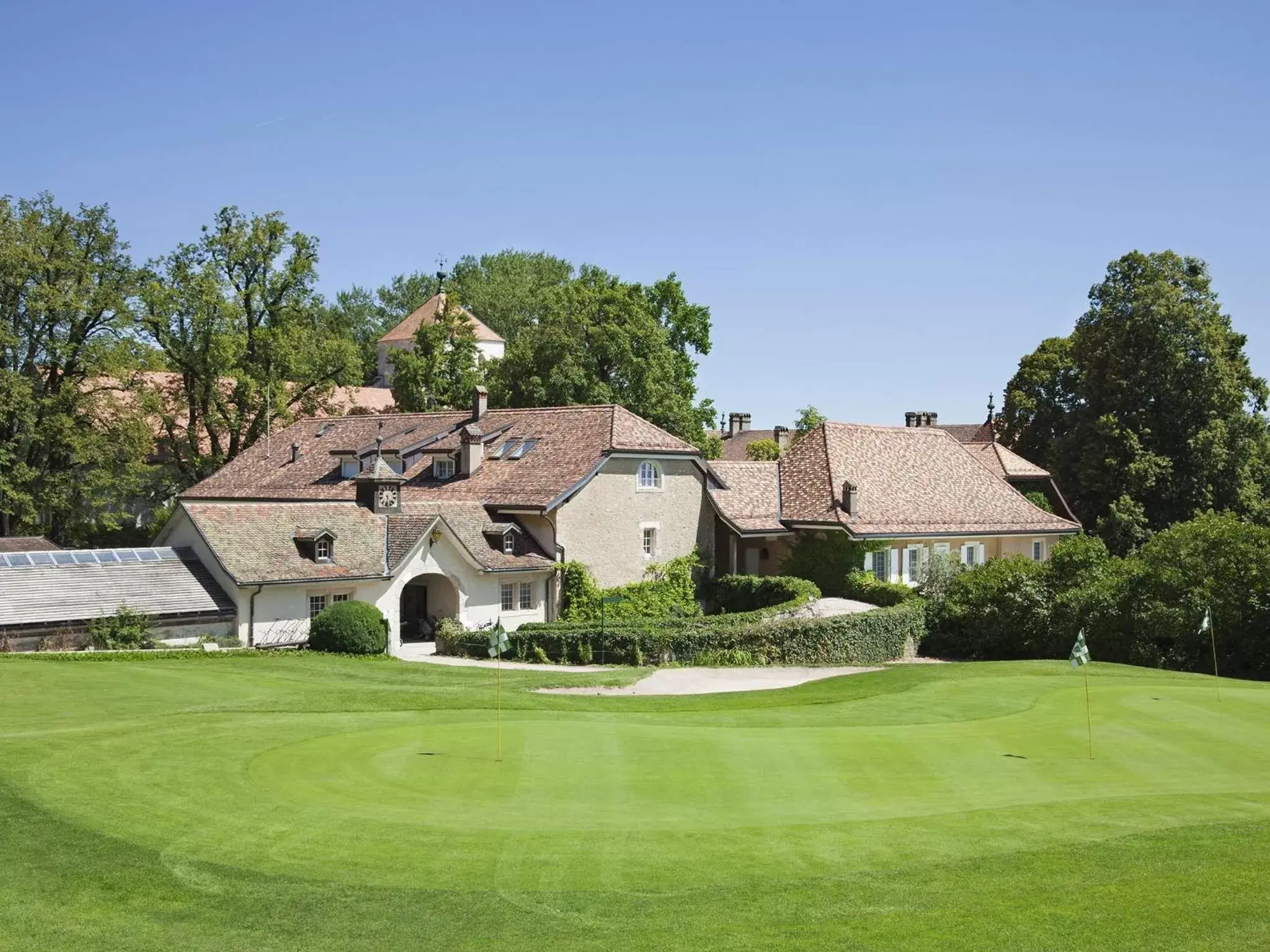 Golfcourse, Property Building in Château de Bonmont