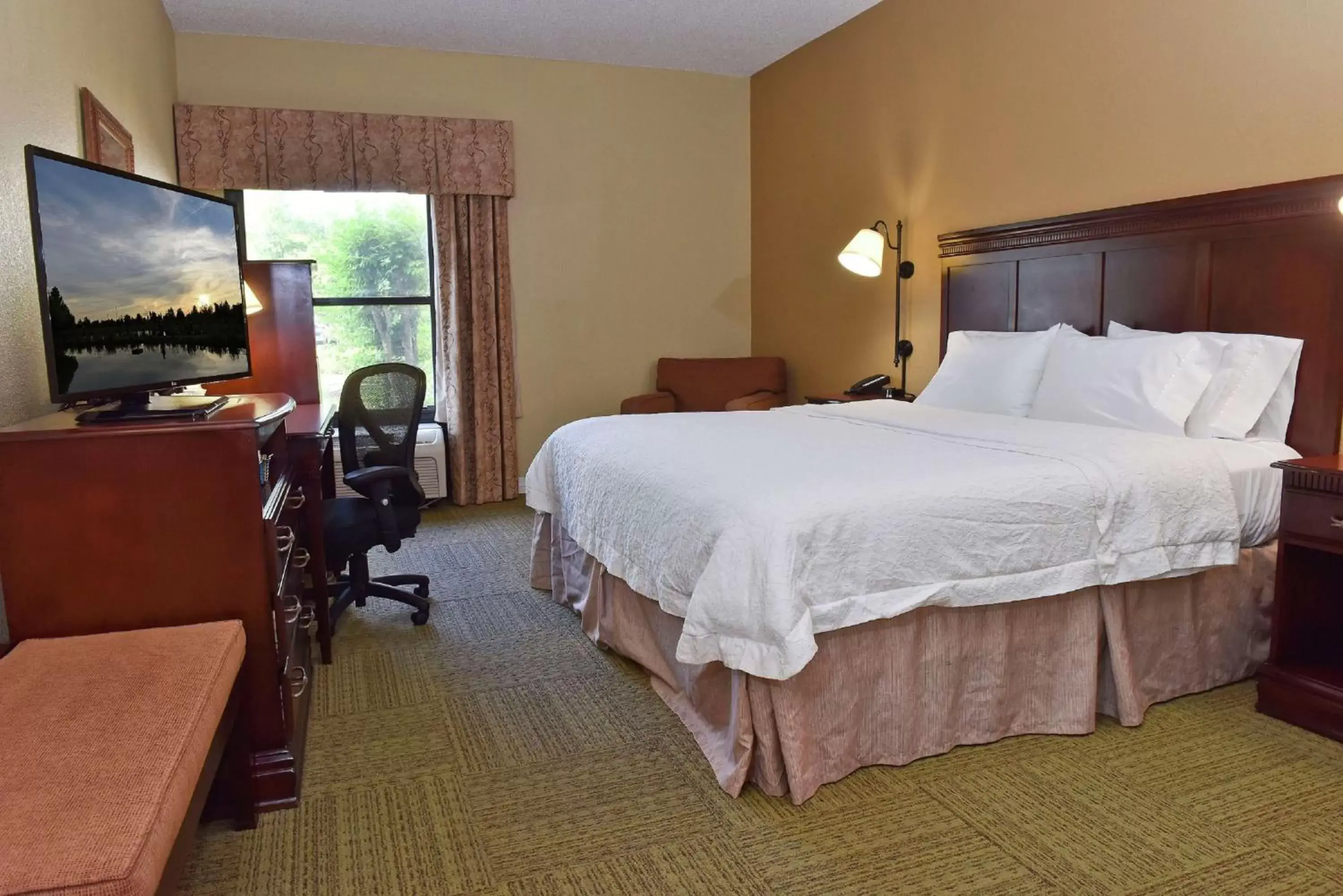 Bedroom, Bed in Hampton Inn Ruston