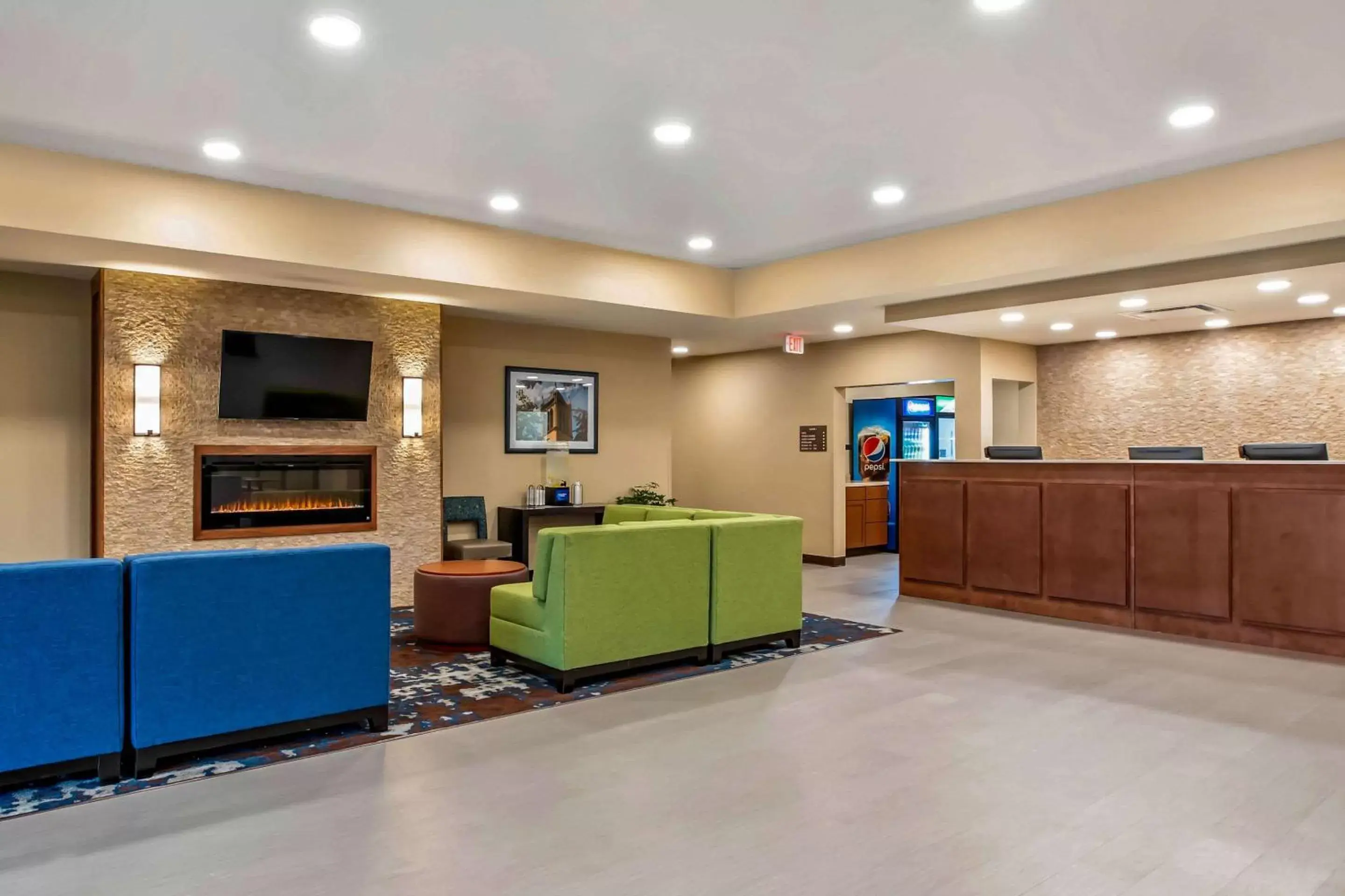 Lobby or reception, Lobby/Reception in Comfort Inn and Suites Ames near ISU Campus