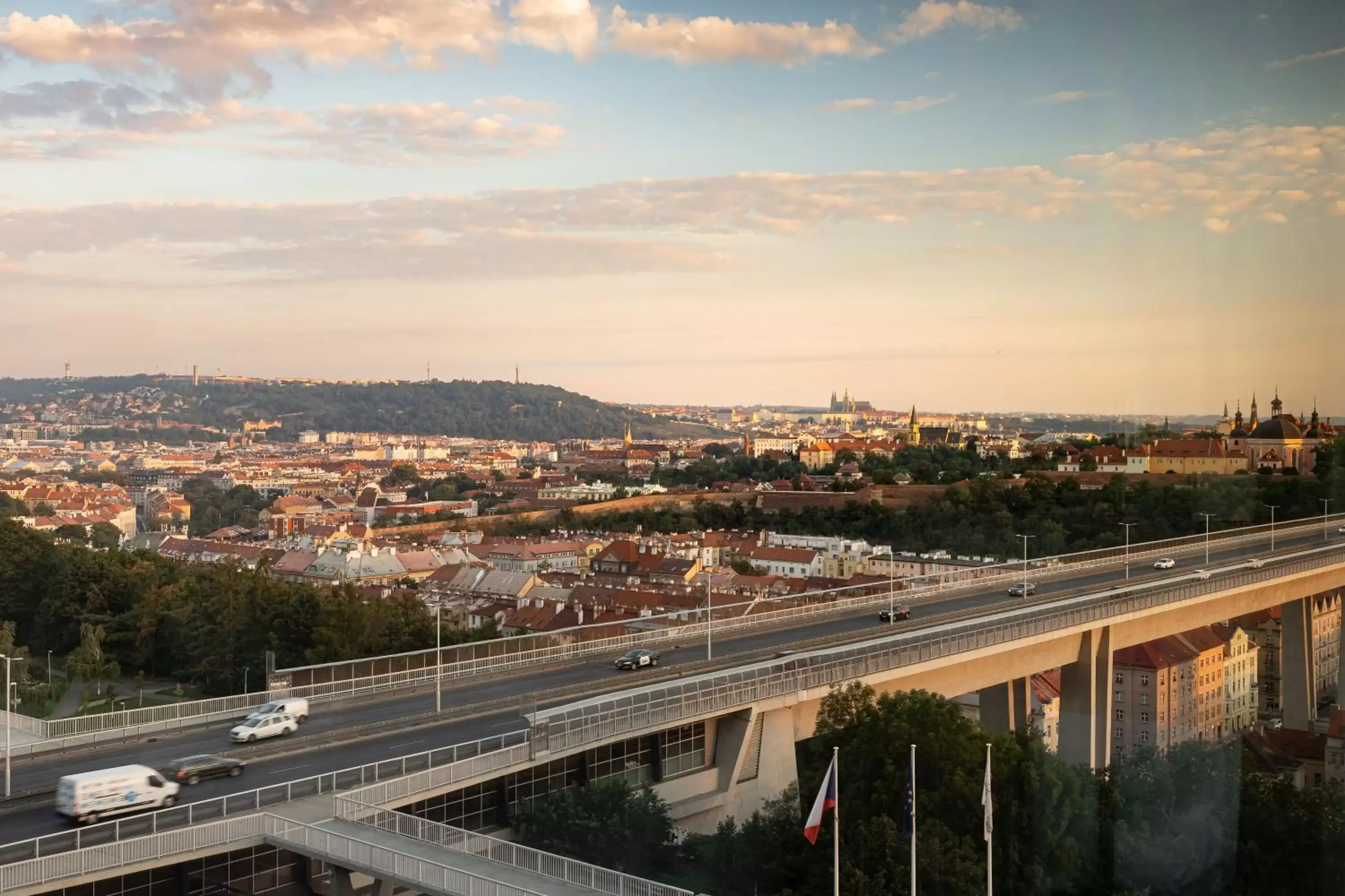 City view in Corinthia Hotel Prague