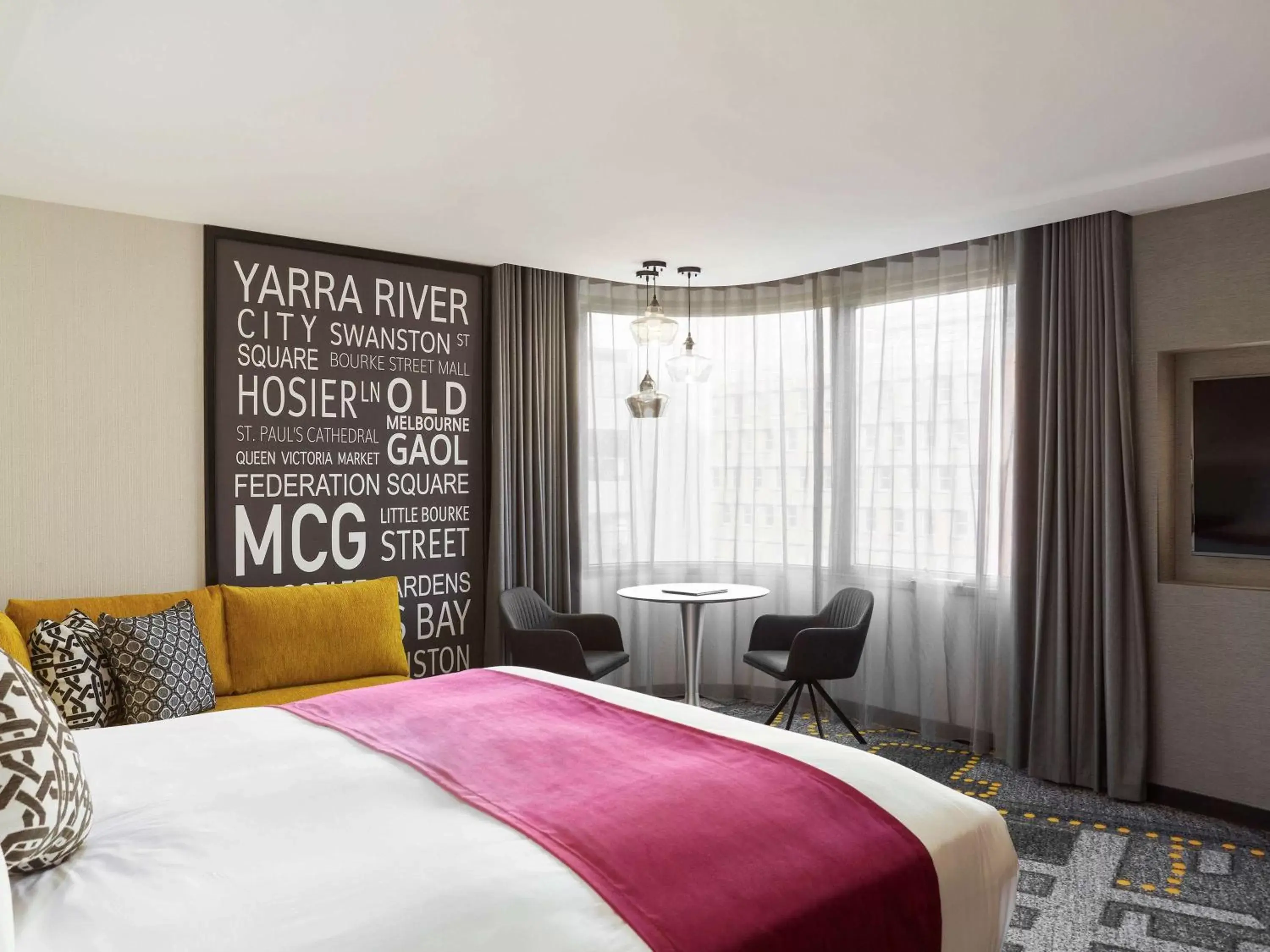 Photo of the whole room, Bed in Pullman Melbourne on Swanston
