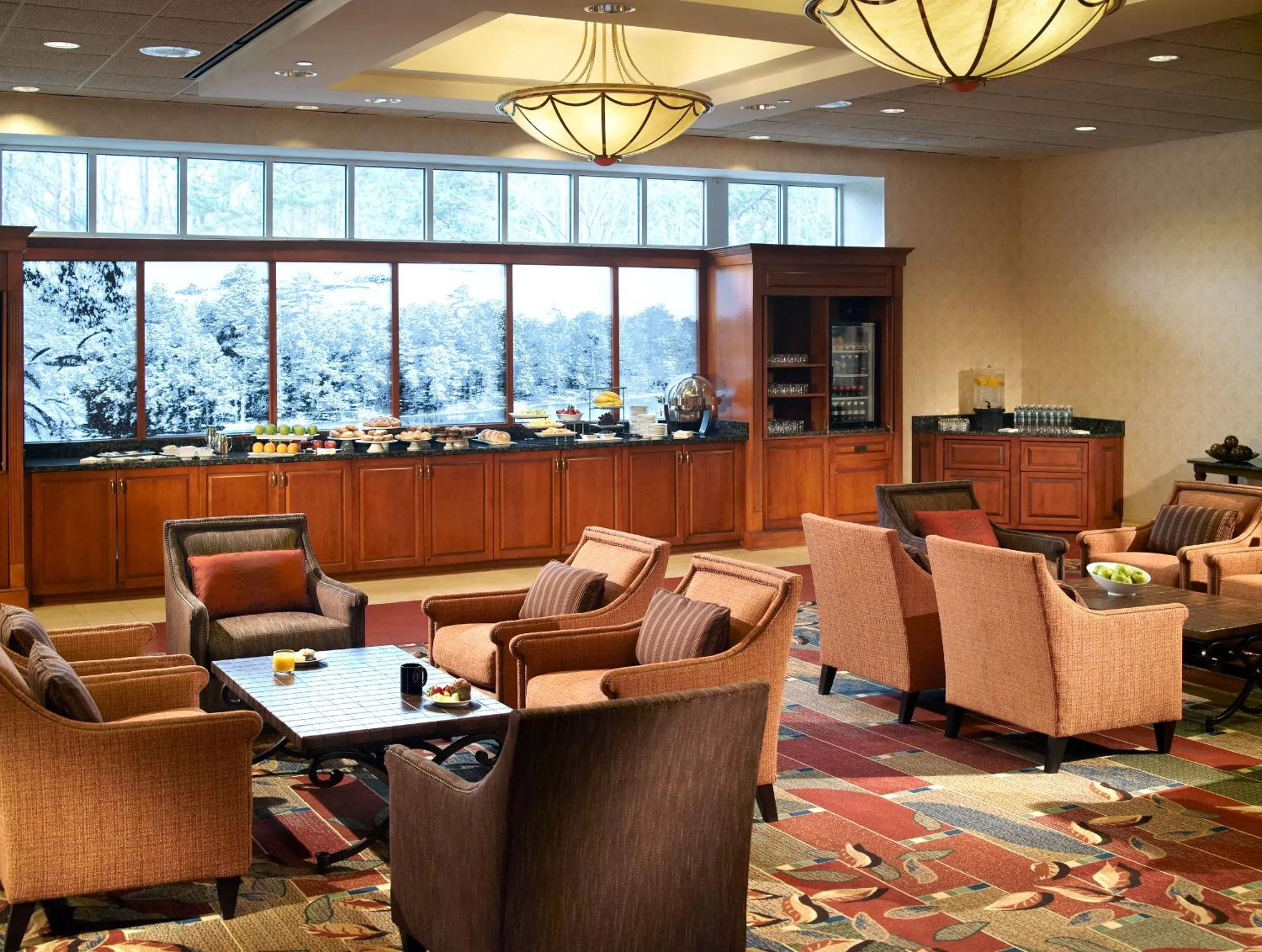 Restaurant/places to eat in Atlanta Evergreen Lakeside Resort