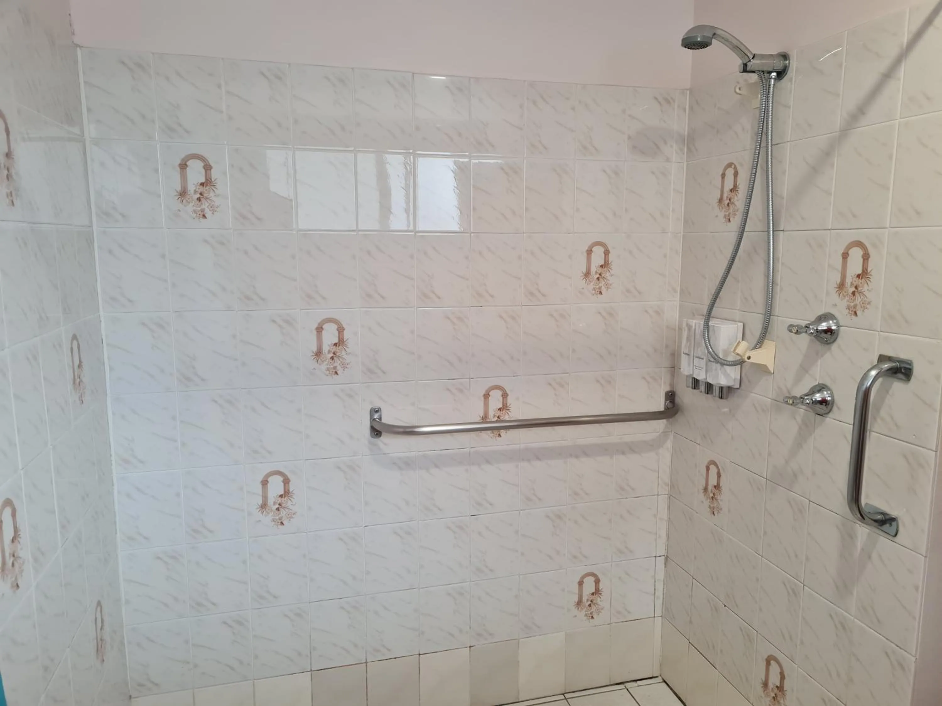 Bathroom in Marco Polo Motor Inn Taree