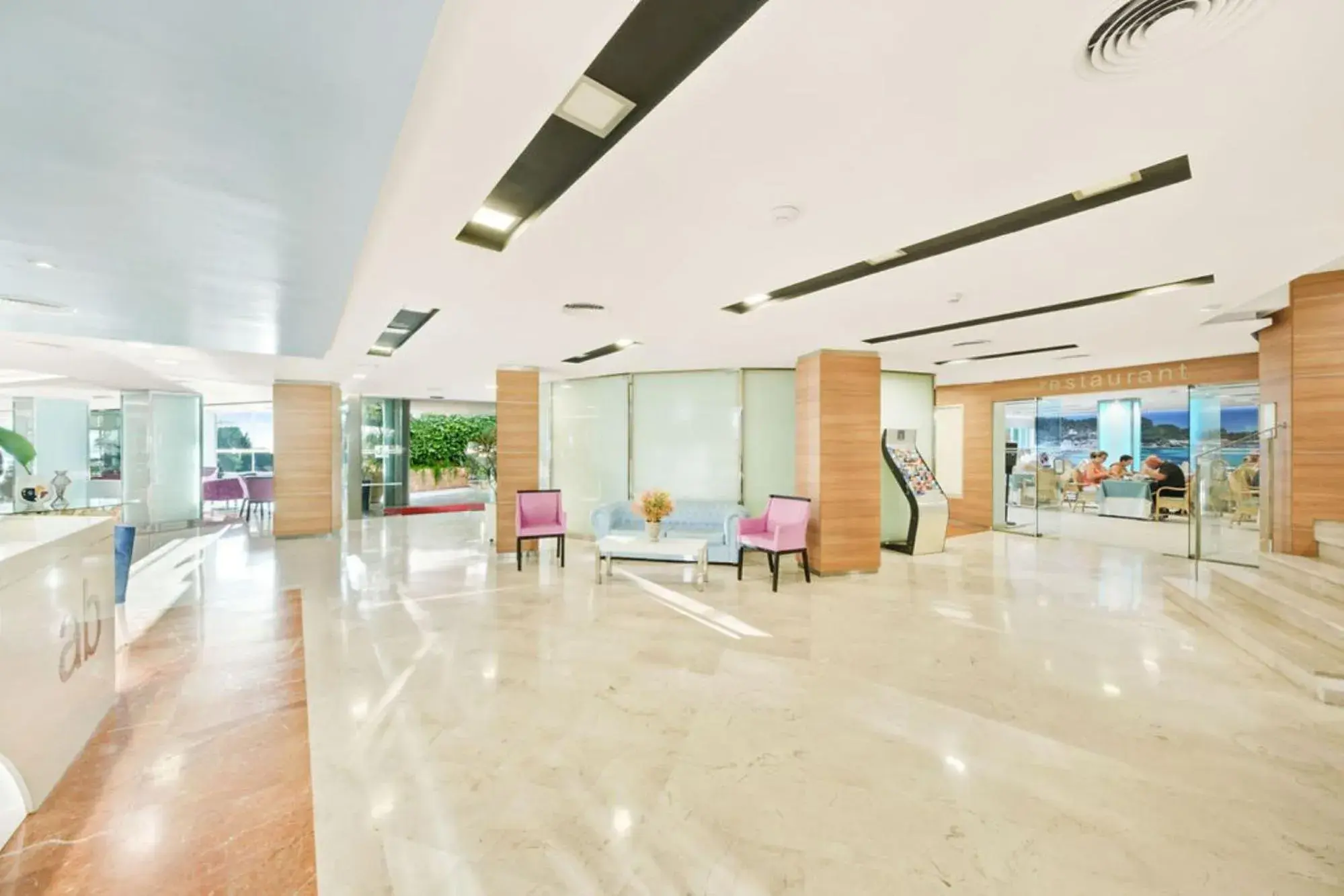 Living room, Lobby/Reception in Hotel Agua Beach