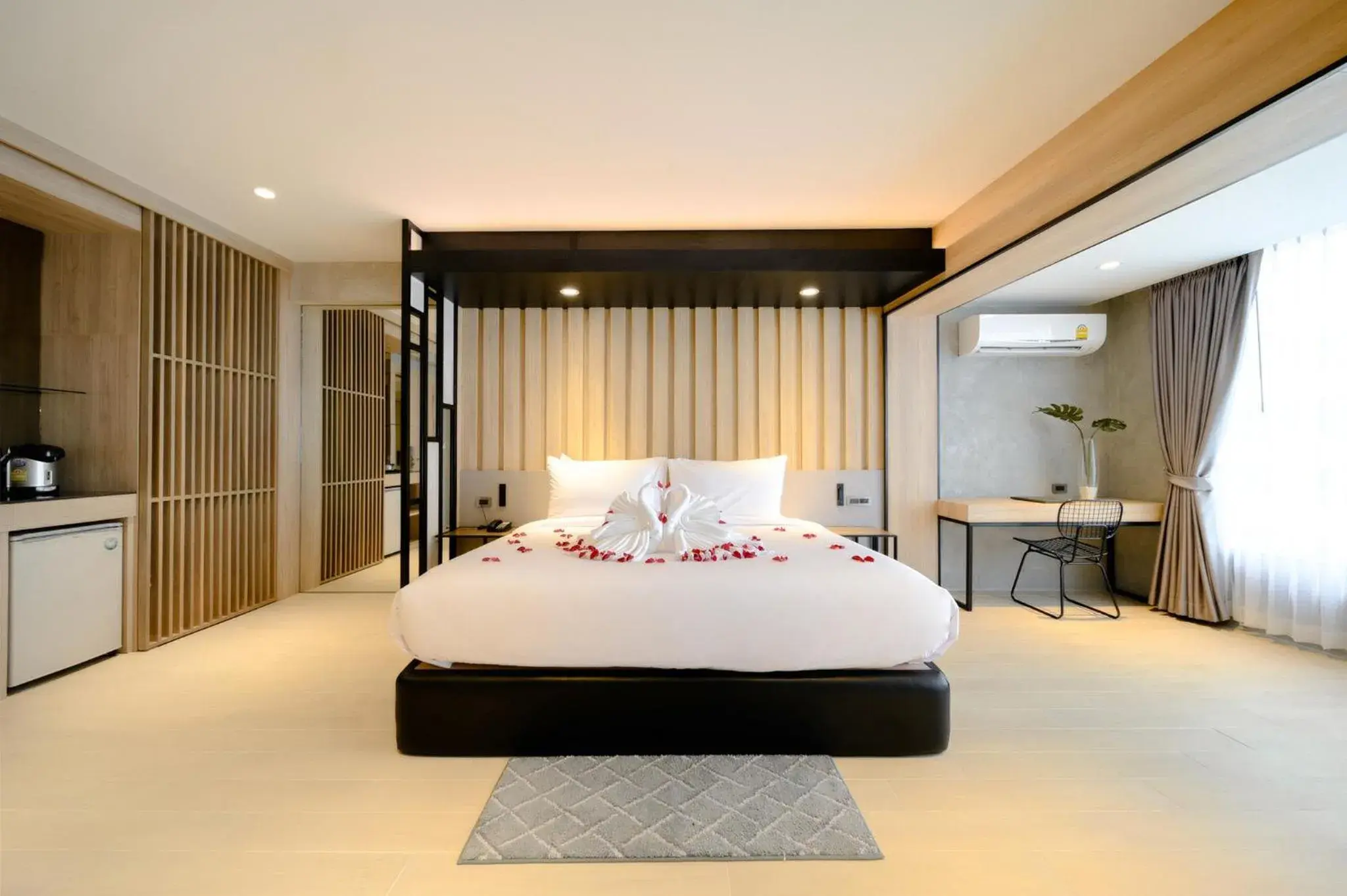 Bed in Loft Bangkok Hotel - SHA Extra Plus
