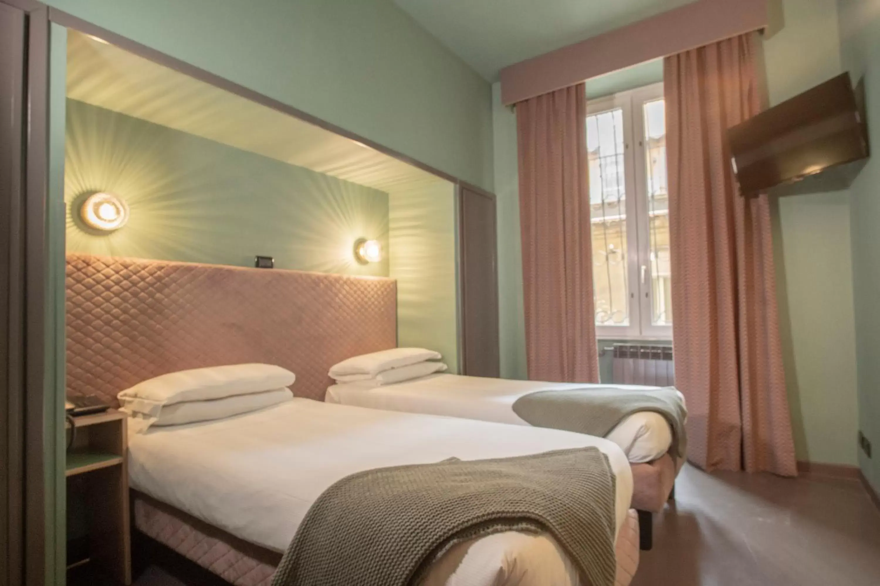 Bed in Hotel Milani (Pet-friendly)