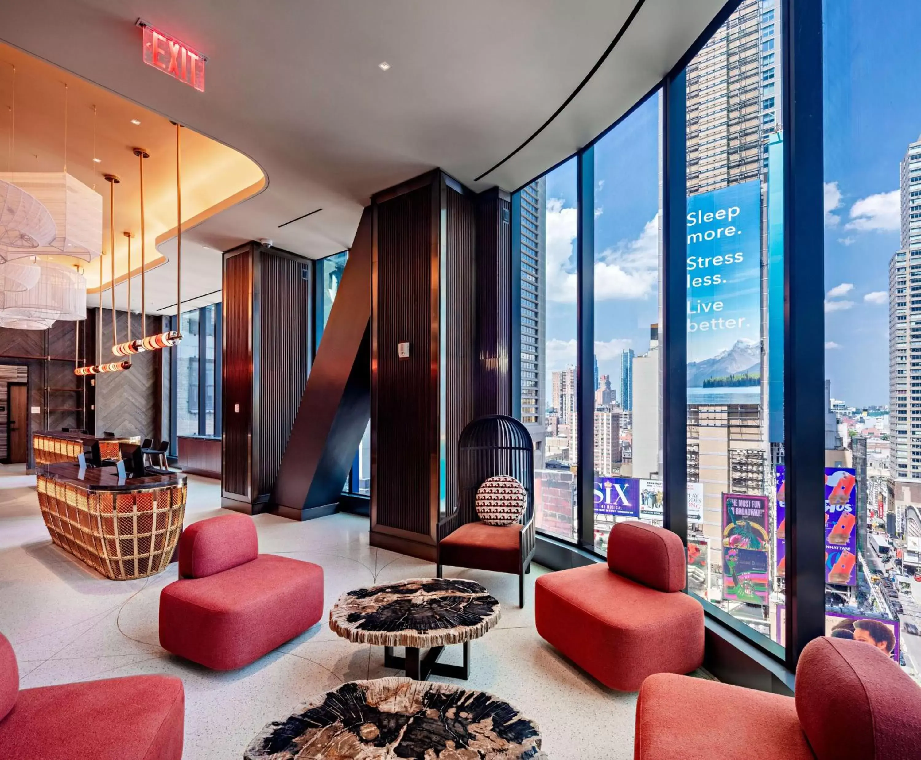 Lobby or reception, Seating Area in Tempo By Hilton New York Times Square