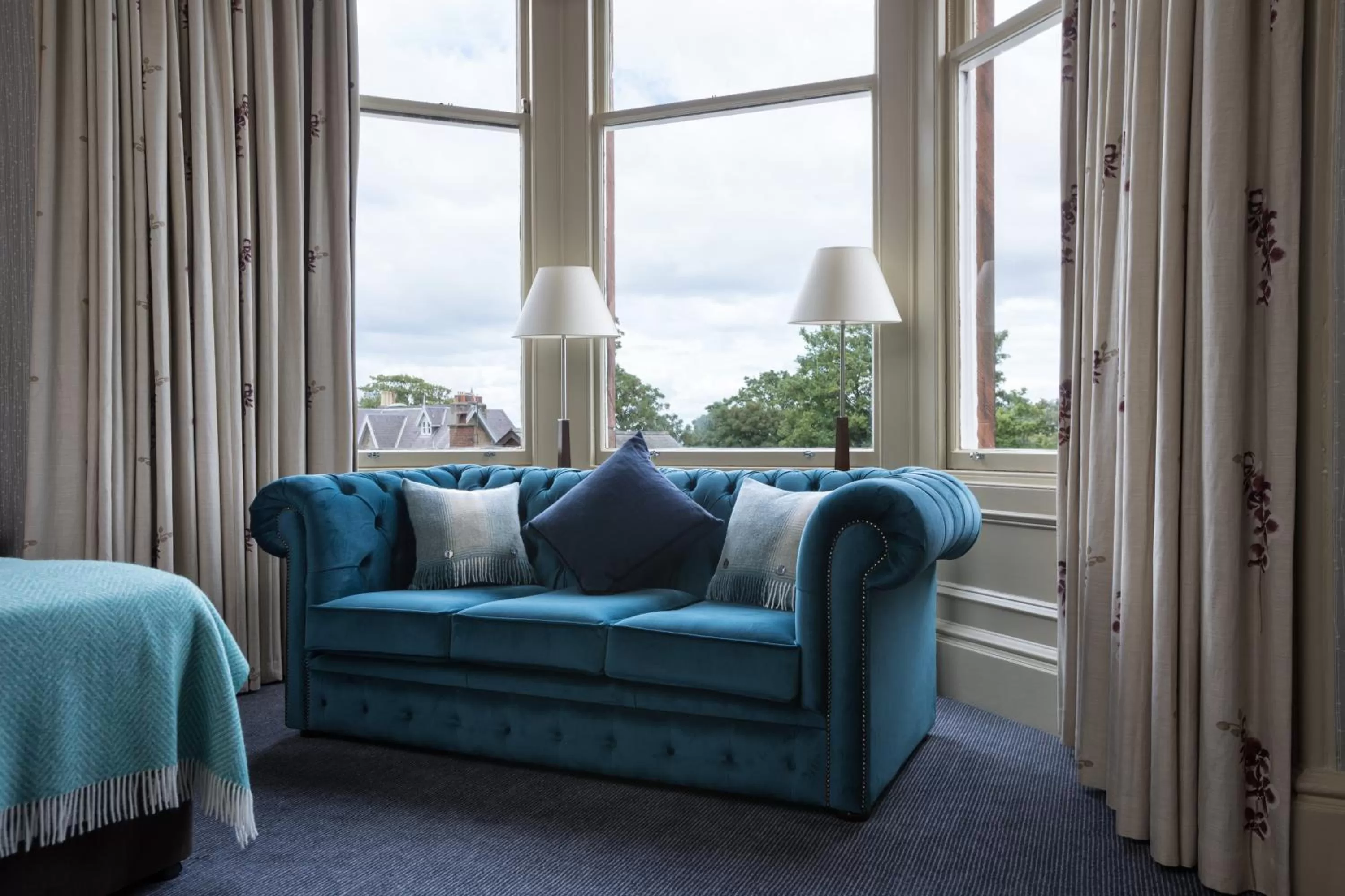 Seating area in Nether Abbey Hotel