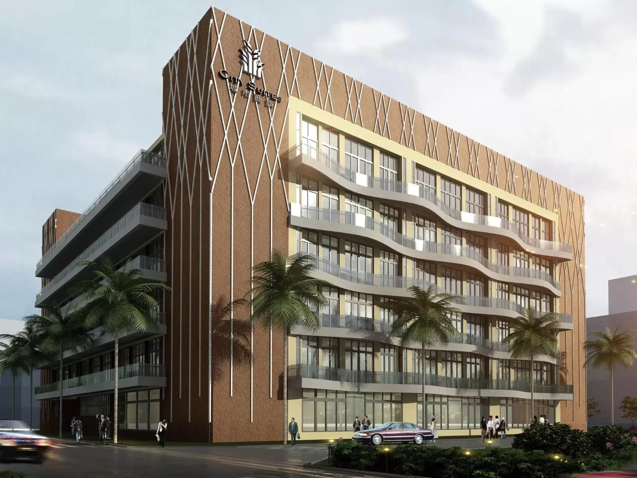 Facade/entrance in City Suites - Kaohsiung Chenai Facade/entrance in City Suites - Kaohsiung Chenai