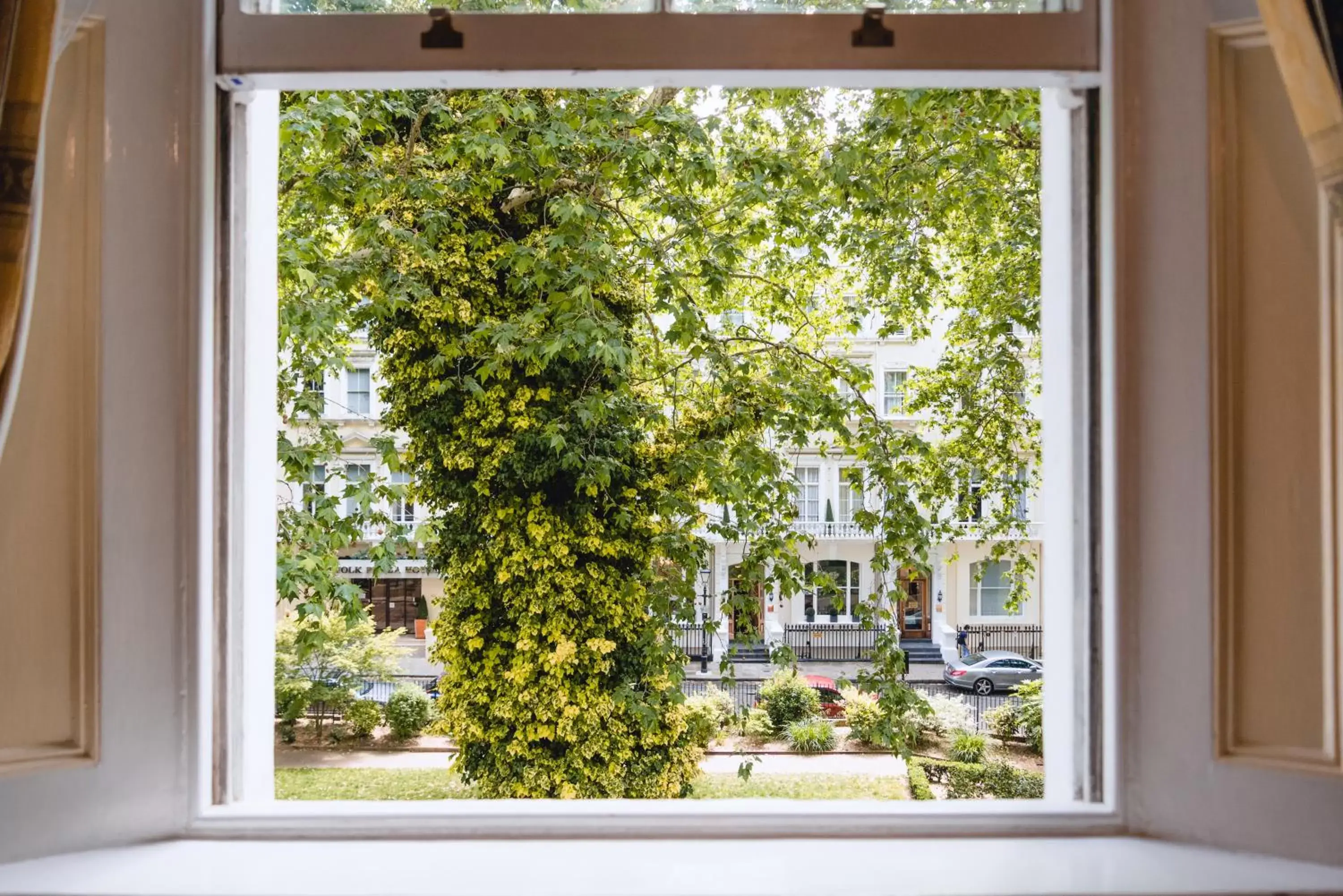 Garden view in Shakespeare Hotel Garden view in Shakespeare Hotel